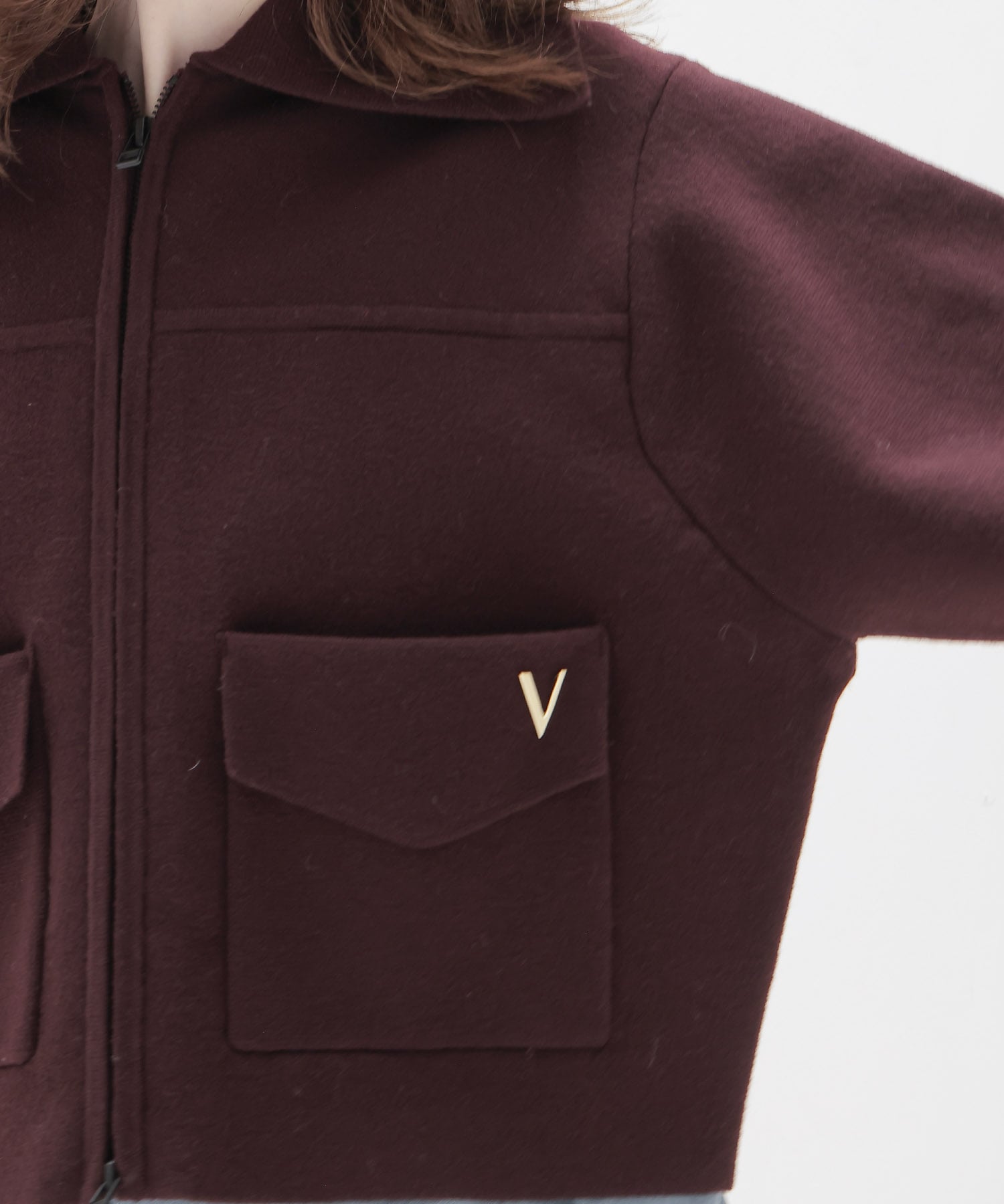 ＜VENIT＞DOUBLE FACE KNIT CARDIGAN