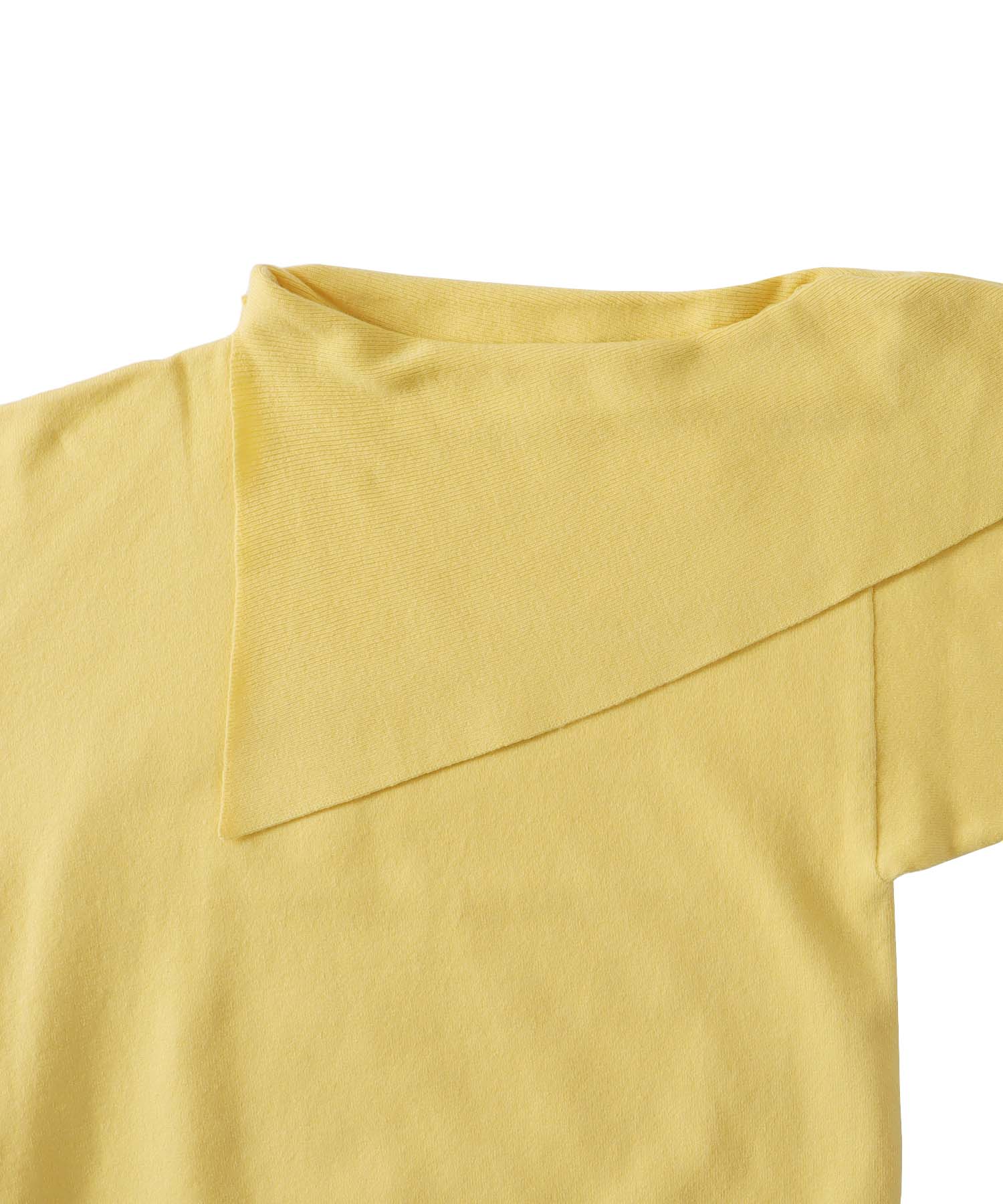 ＜VENIT＞ASYMMETRY KNIT PULLOVER