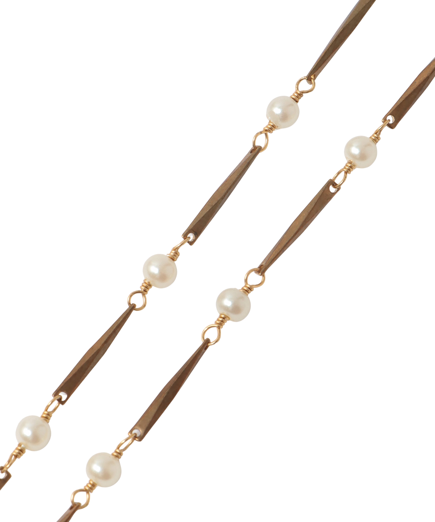 ＜monshiro＞budou nitori Lariat necklace