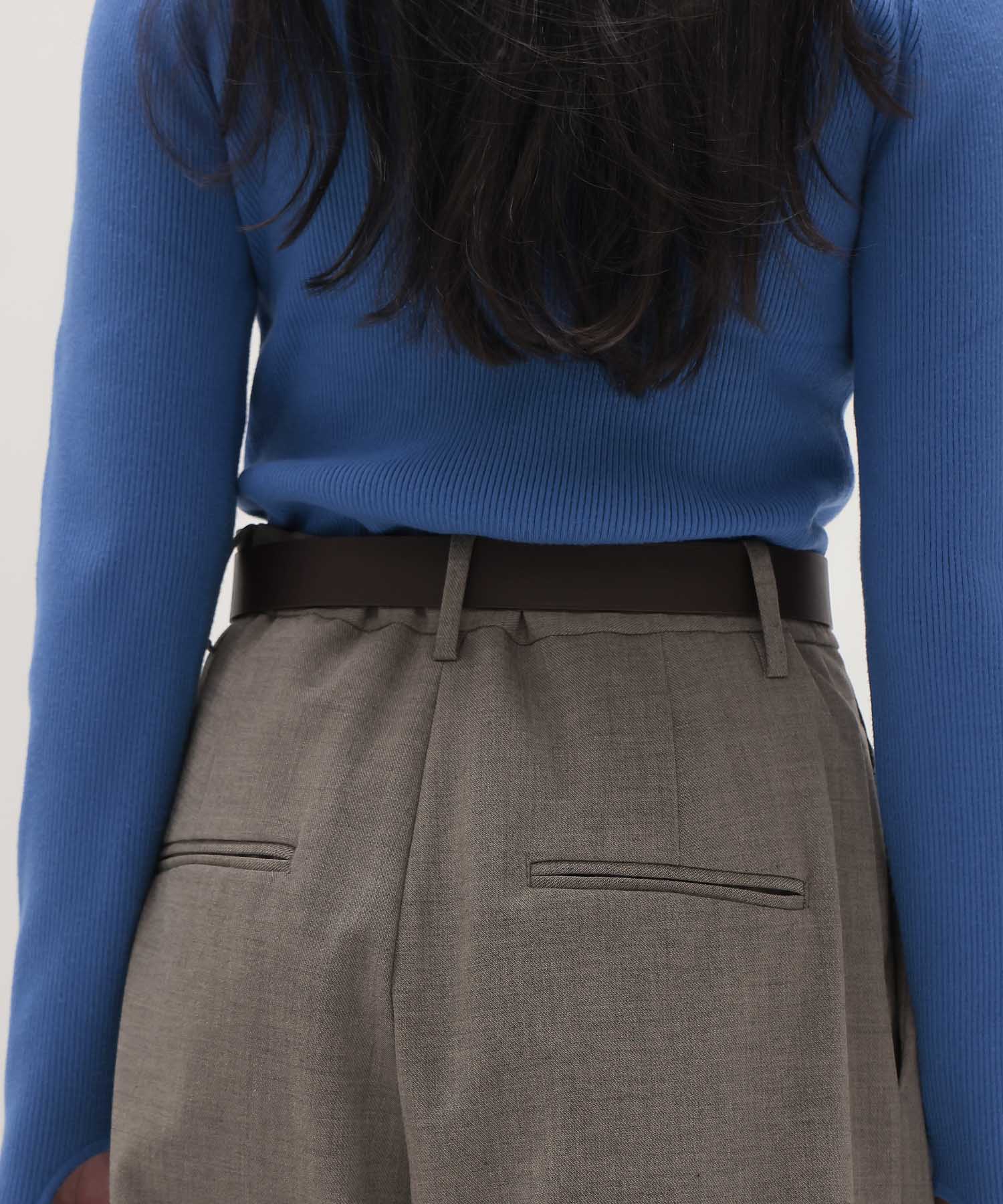 ＜MAISON BOINET＞gold square belt