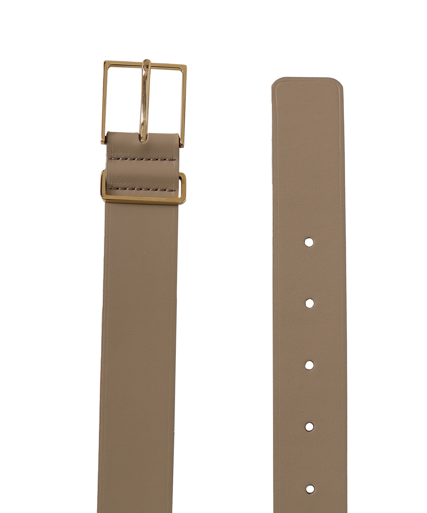 ＜MAISON BOINET＞gold square belt