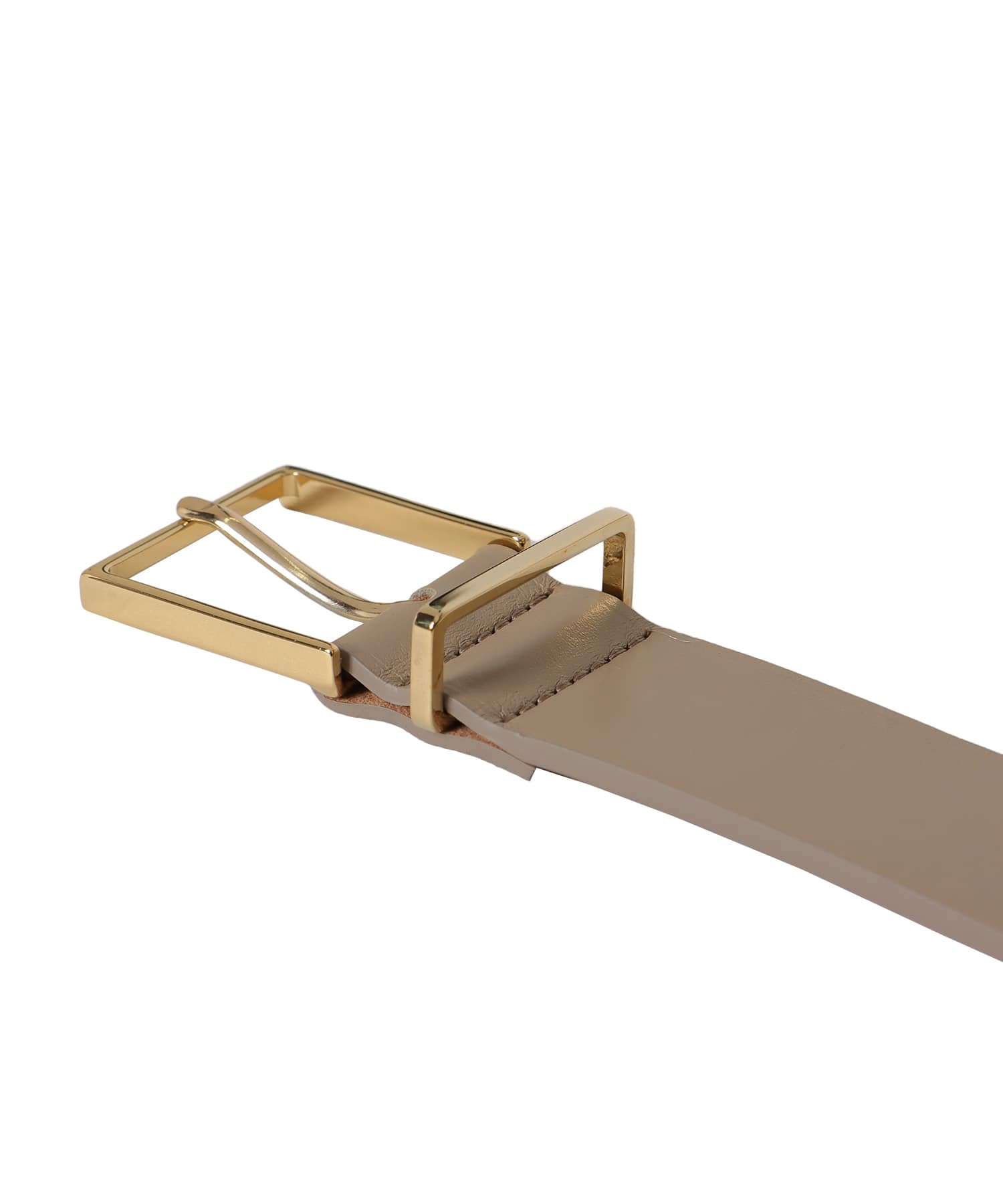 ＜MAISON BOINET＞gold square belt
