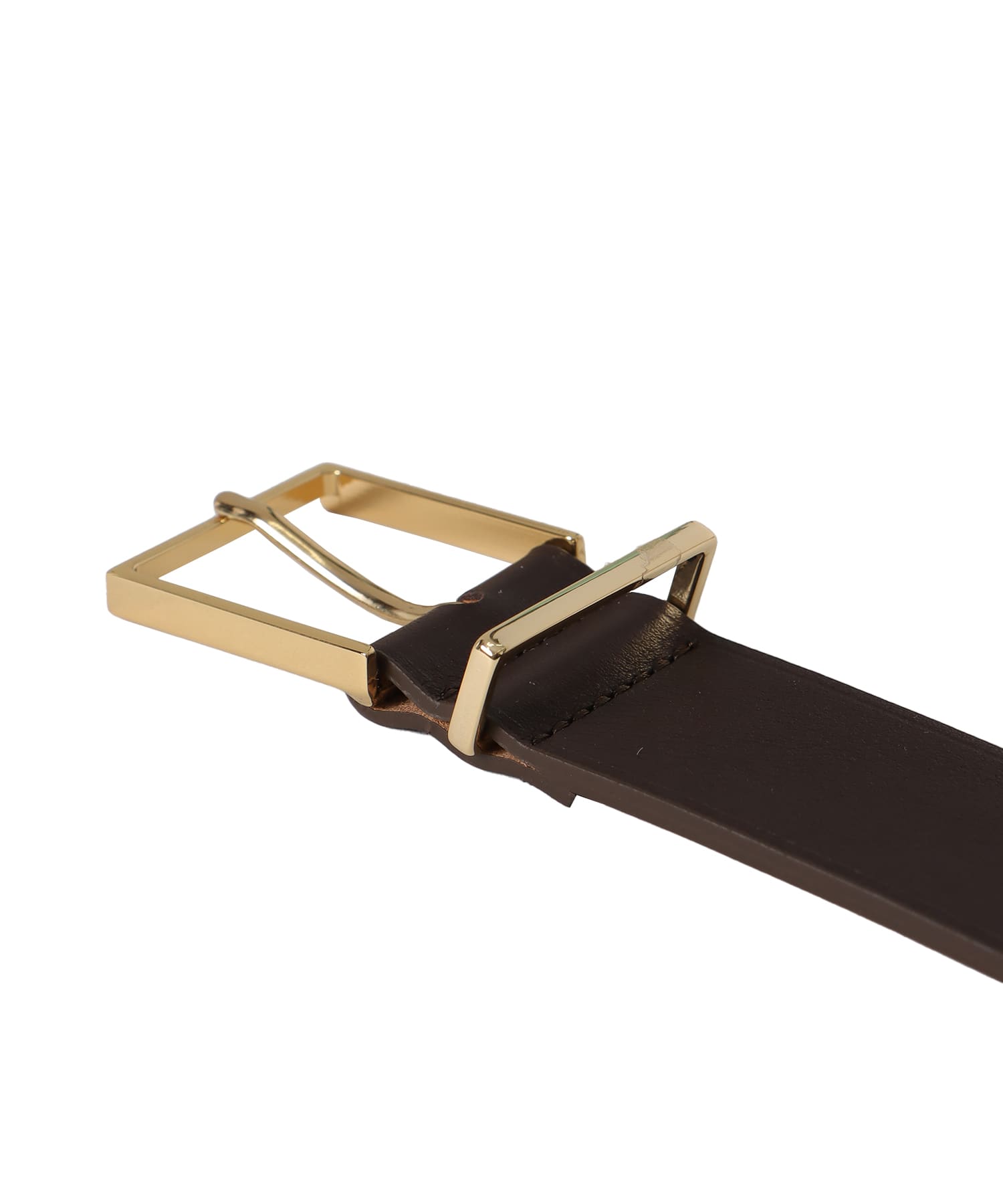 ＜MAISON BOINET＞gold square belt