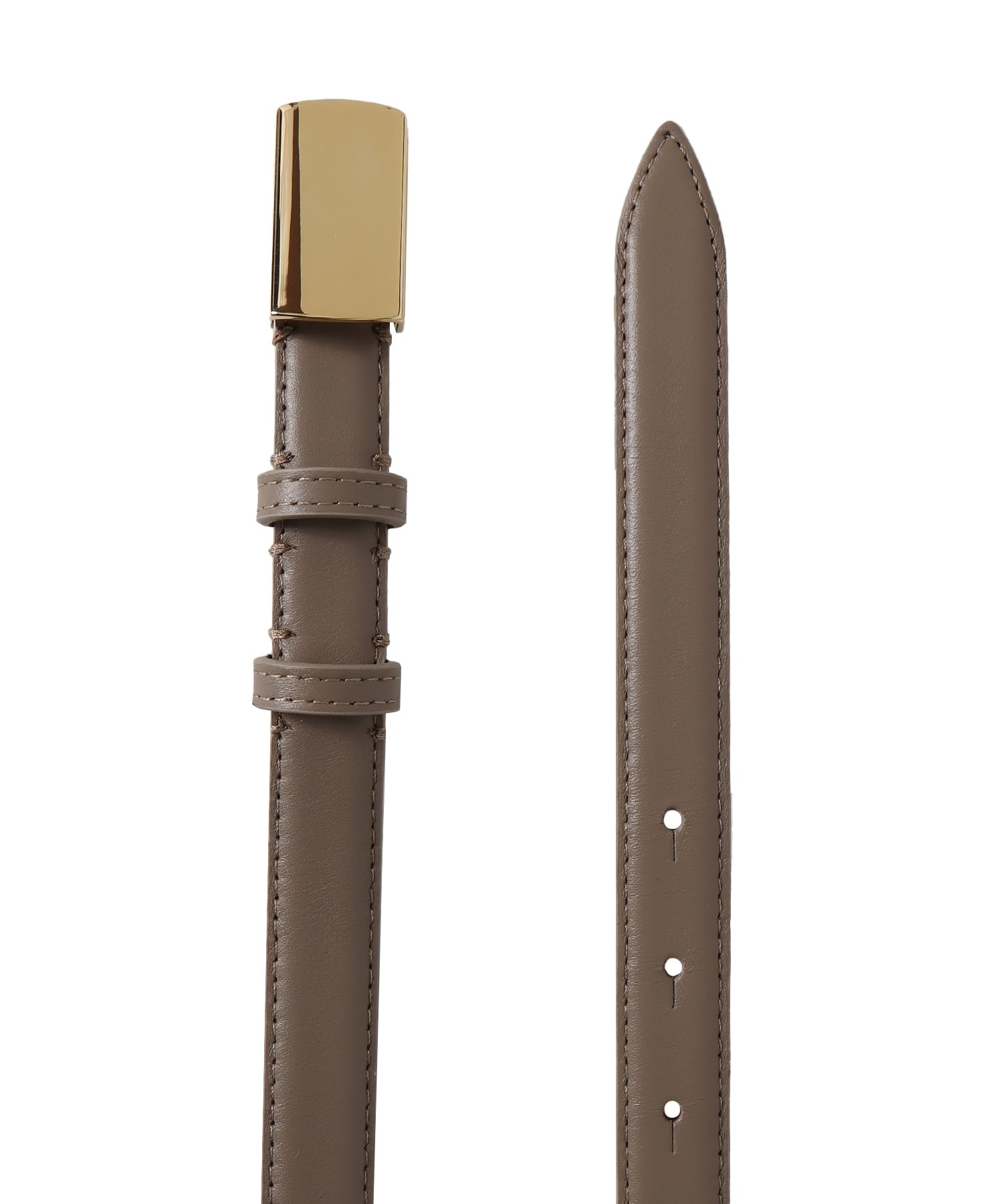 ＜MAISON BOINET＞flat plate belt