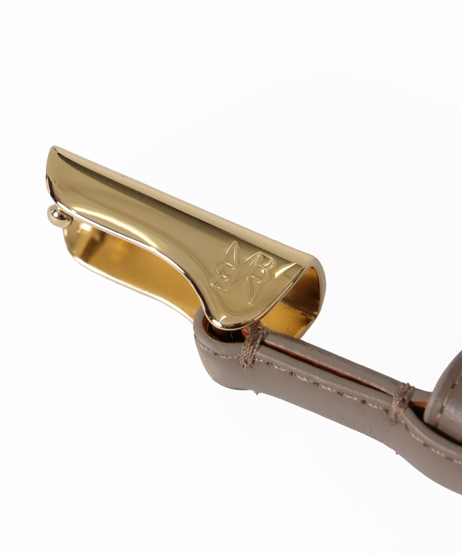 ＜MAISON BOINET＞flat plate belt