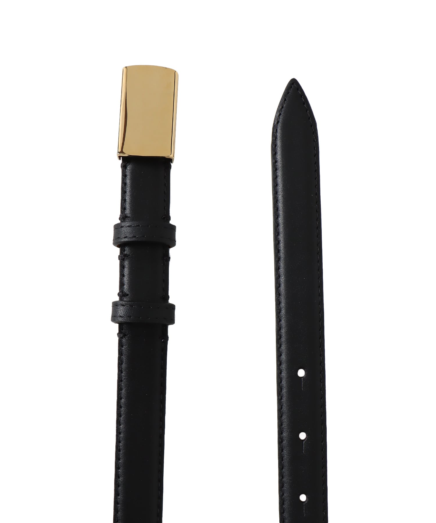 ＜MAISON BOINET＞flat plate belt
