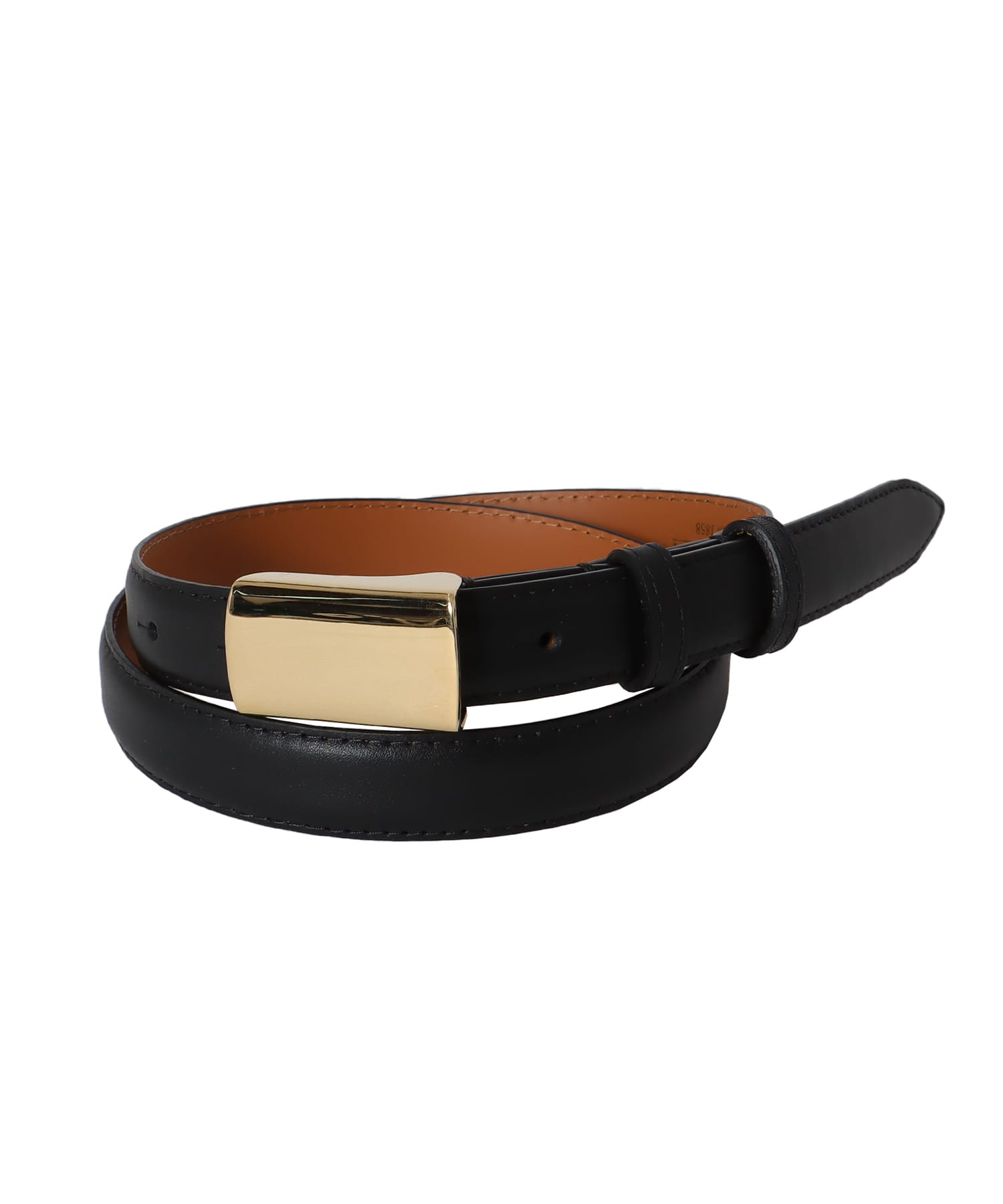 ＜MAISON BOINET＞flat plate belt
