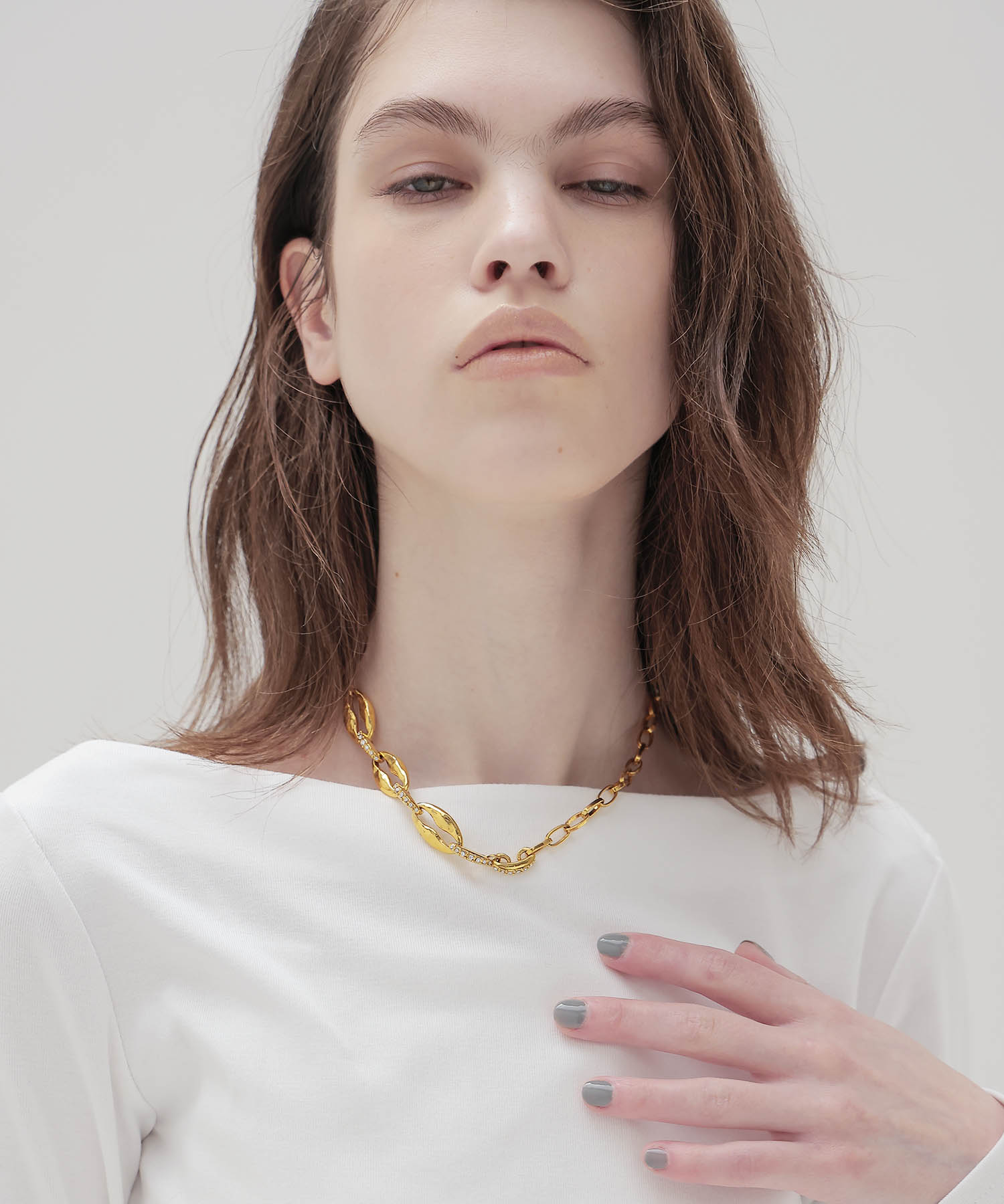 ＜ADER.bijoux＞EPARS adjuster shortnecklace