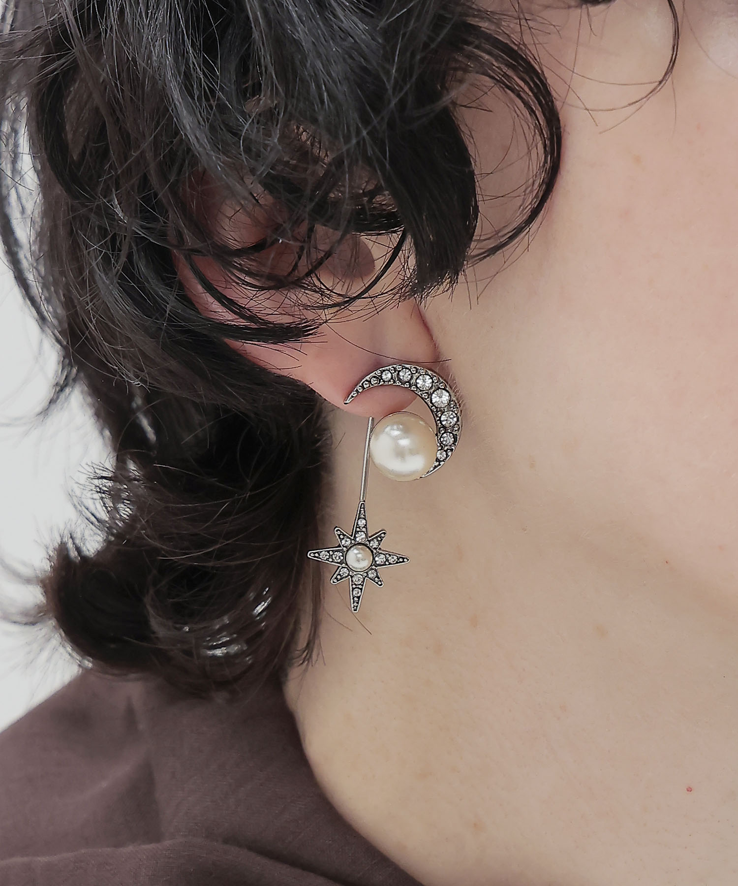 ＜ADER.bijoux＞STAR moon pierce