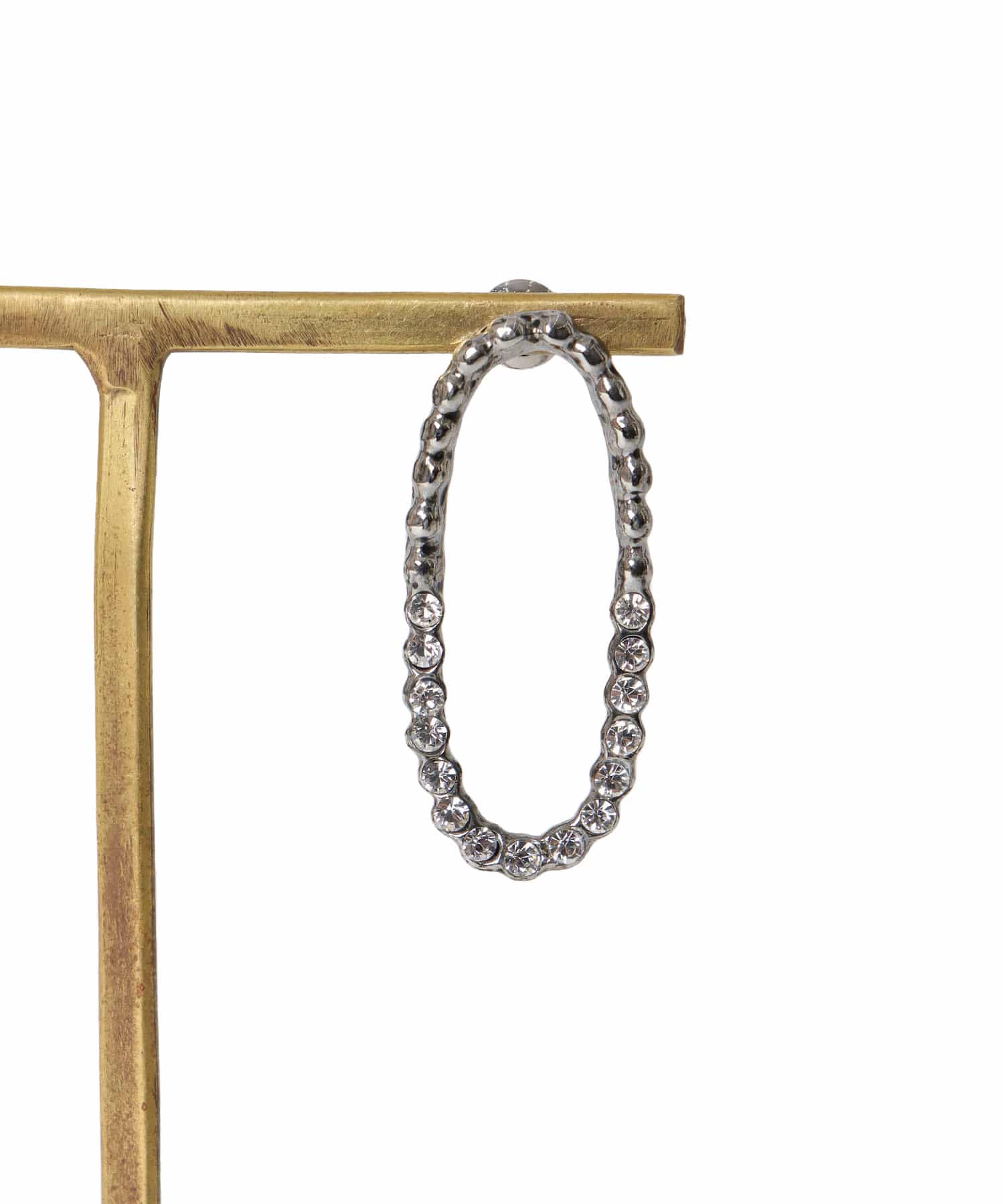 ＜ADER.bijoux＞CUTSTEEL sparkle fringe pierce