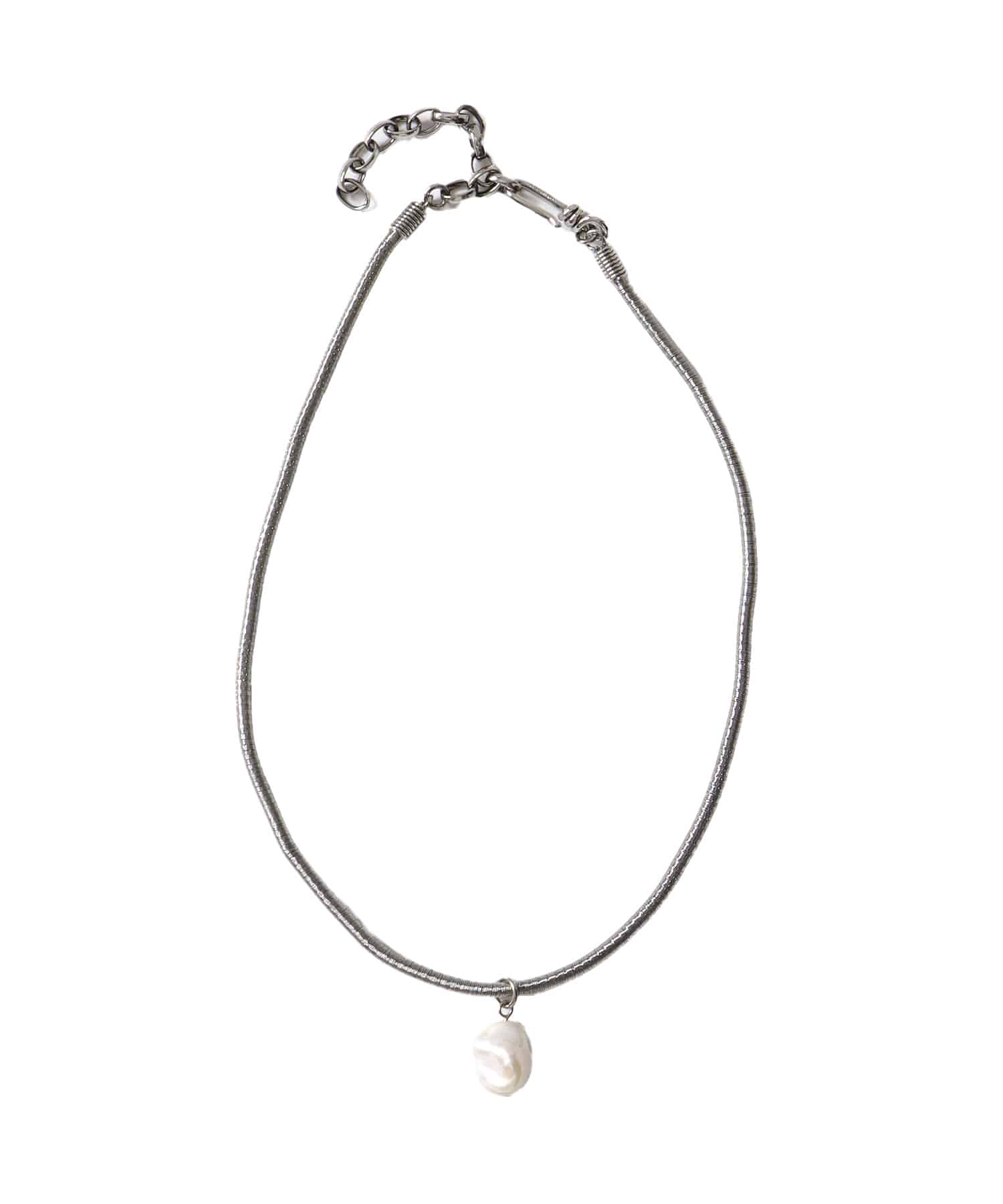 ＜ADER.bijoux＞CUTSTEEL sparkle choker and pendant