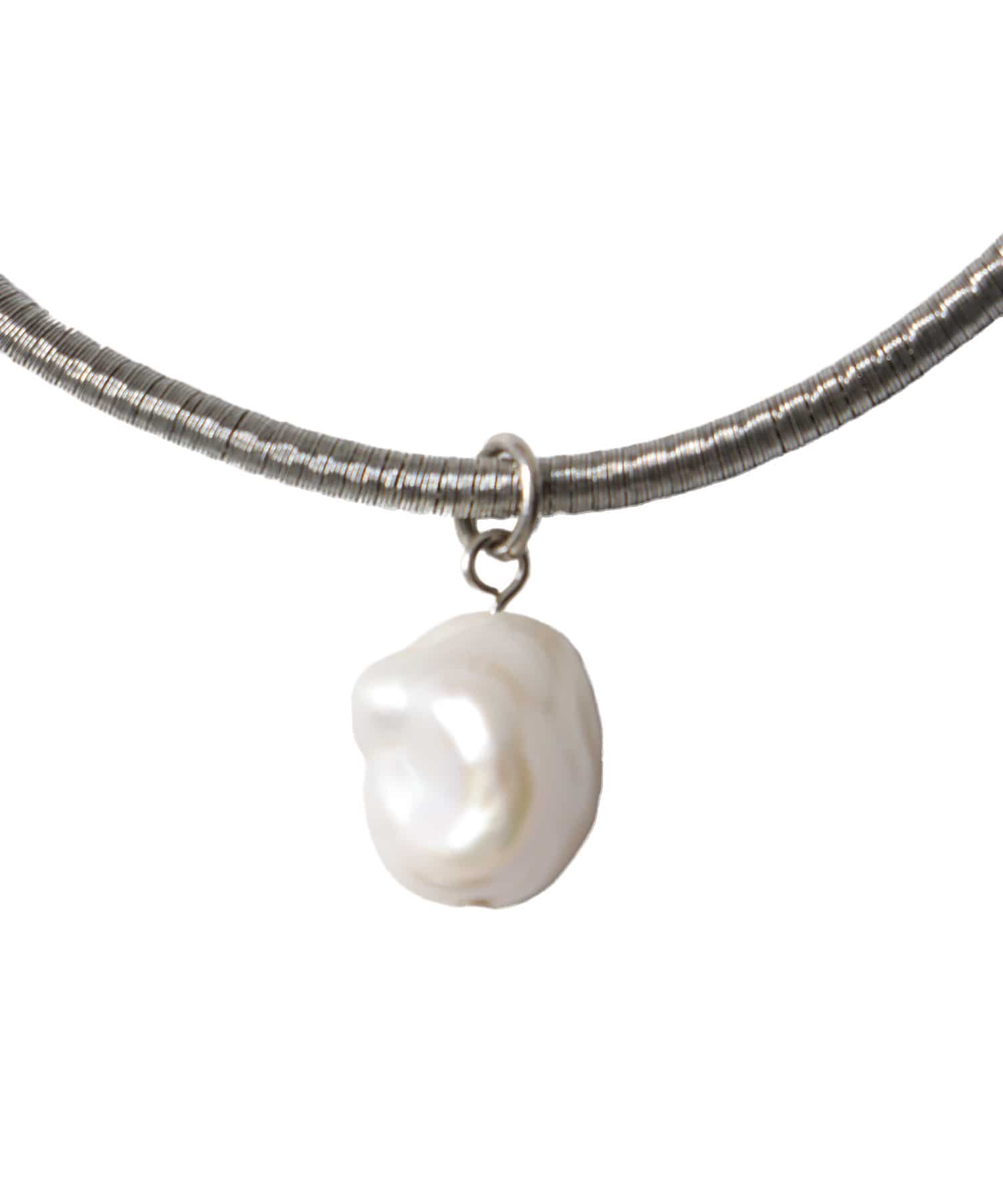 ＜ADER.bijoux＞CUTSTEEL sparkle choker and pendant