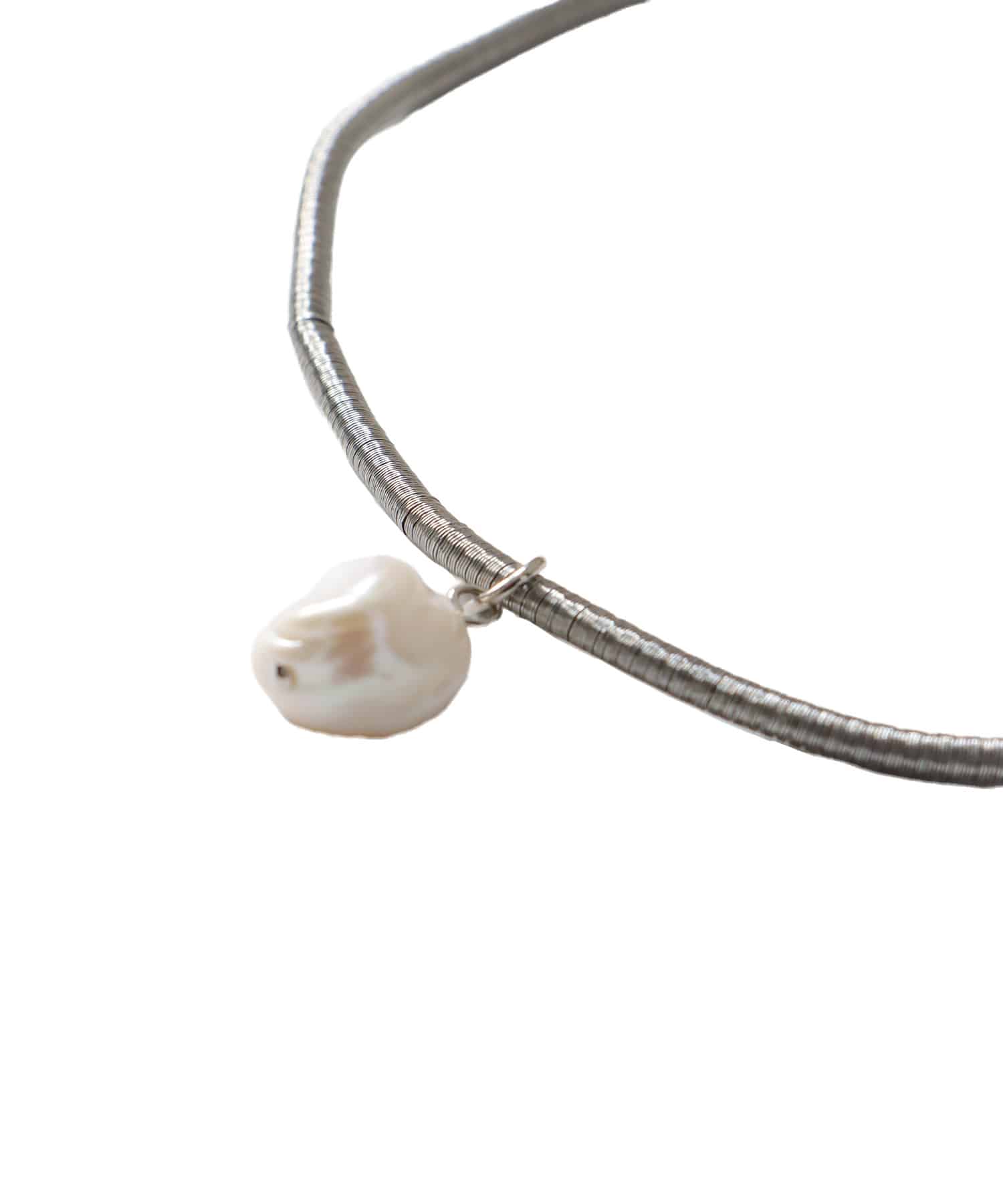 ＜ADER.bijoux＞CUTSTEEL sparkle choker and pendant