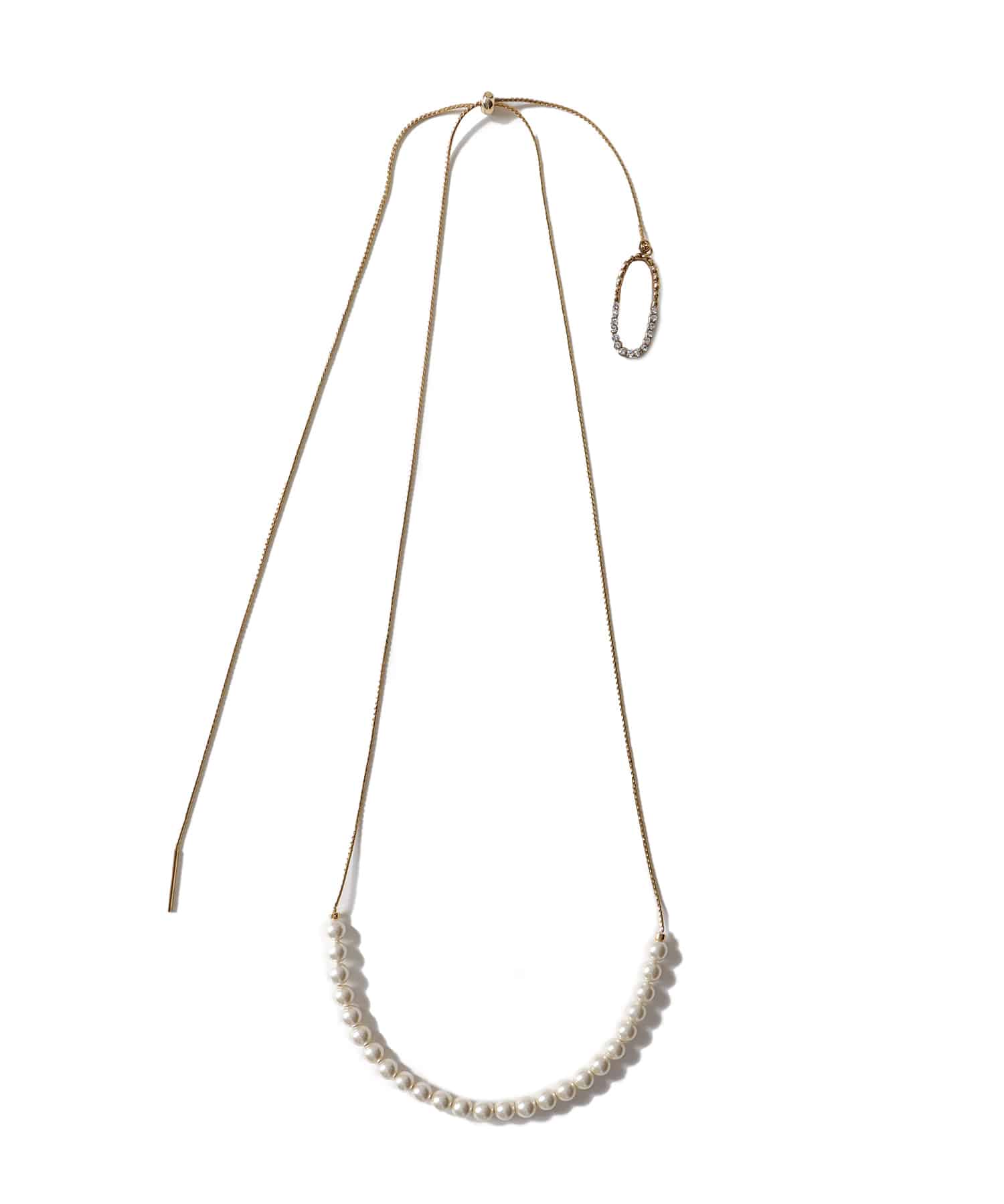 ＜ADER.bijoux＞CUTSTEEL sparkle pearl raliet