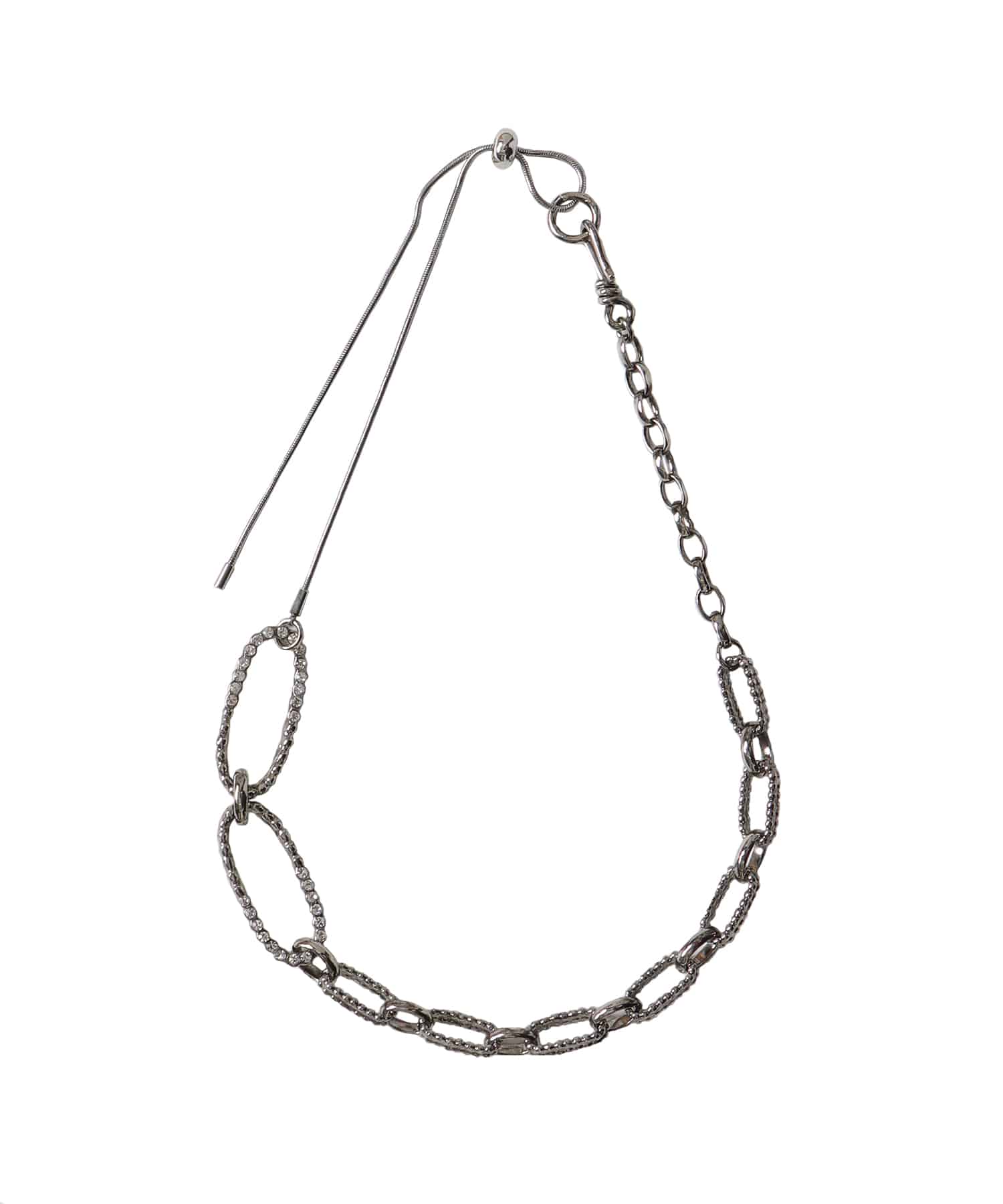 ＜ADER.bijoux＞CUTSTEEL sparkle short necklace