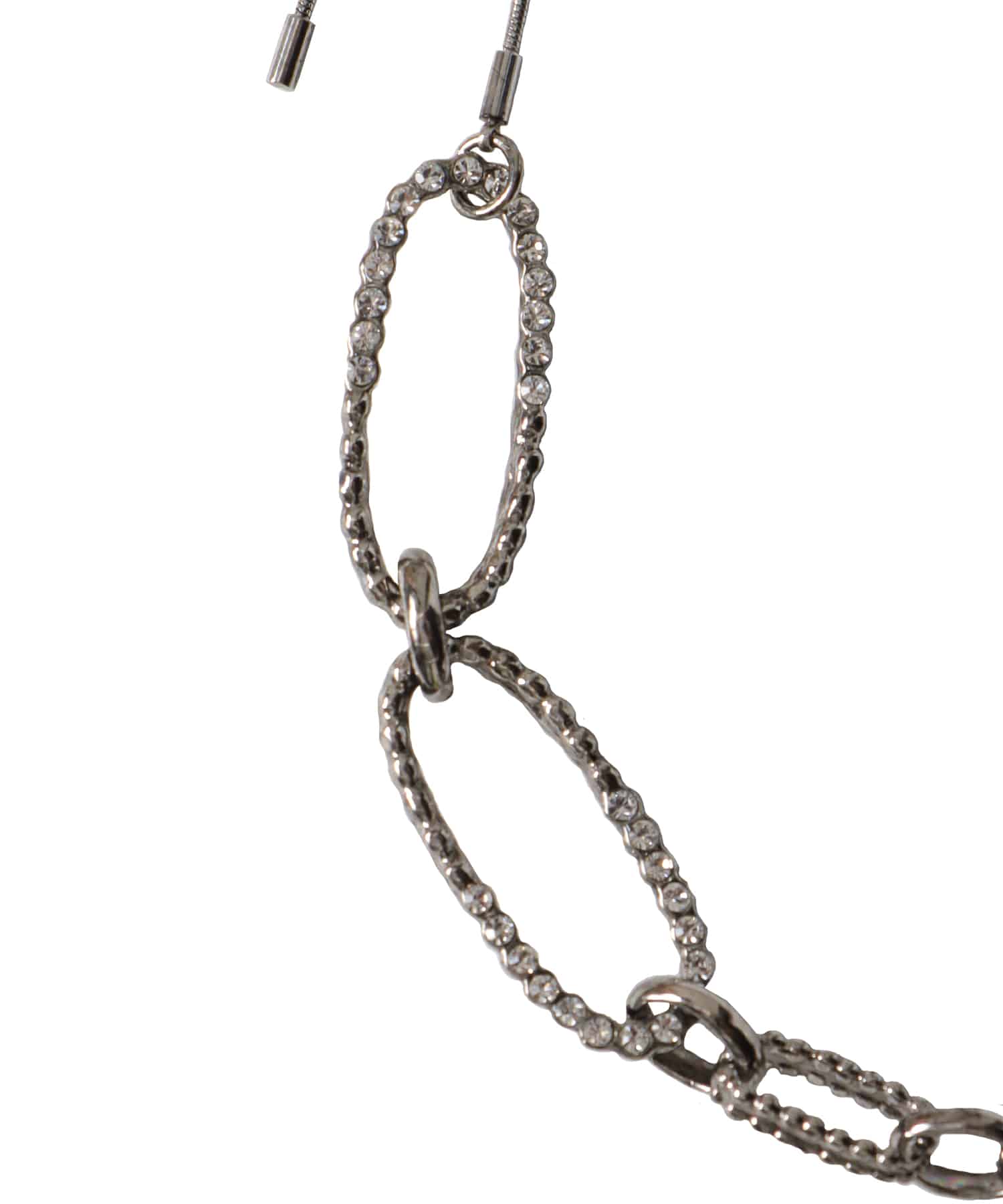 ＜ADER.bijoux＞CUTSTEEL sparkle short necklace