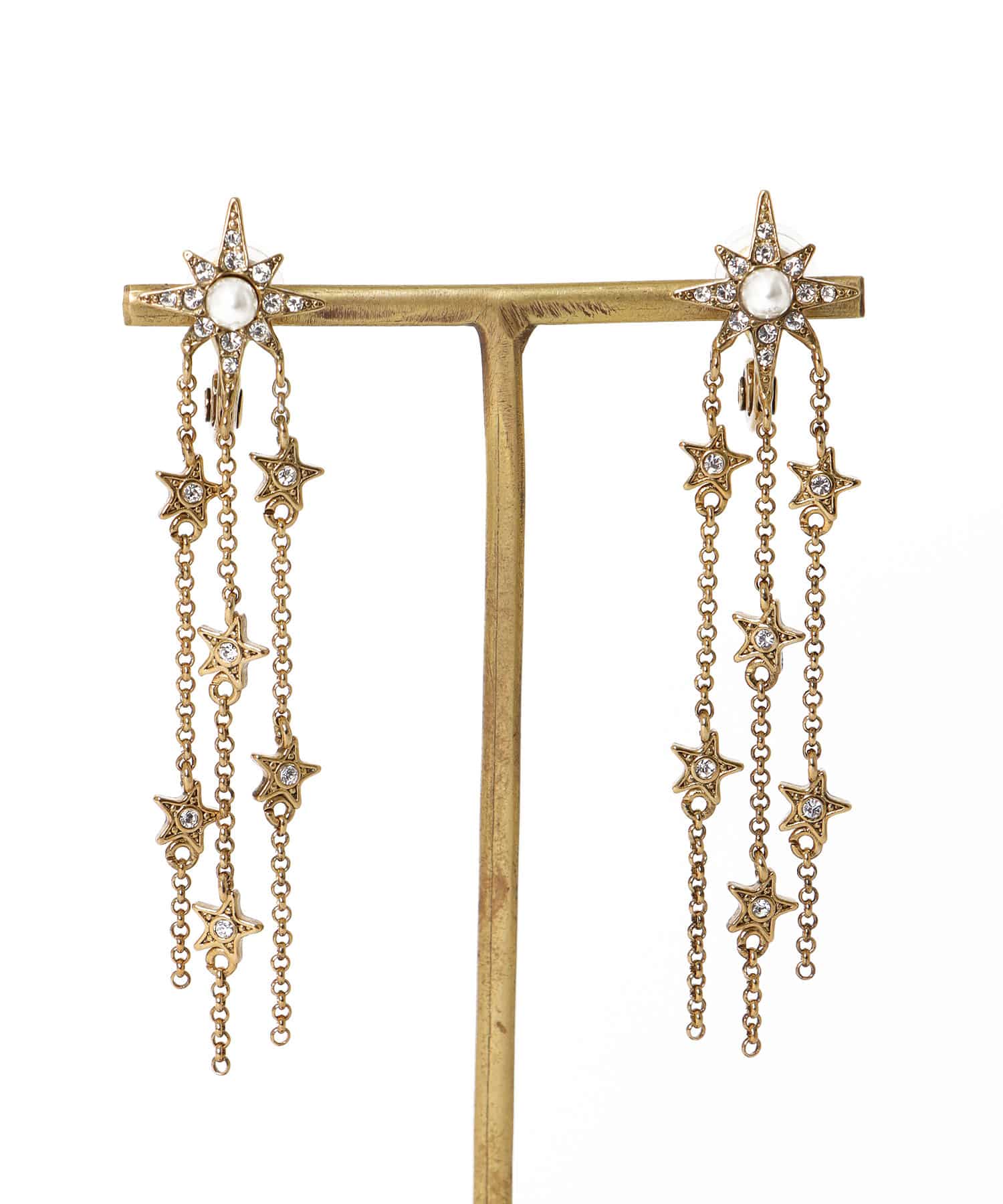 ＜ADER.bijoux＞TINY STAR grigri fringe earring