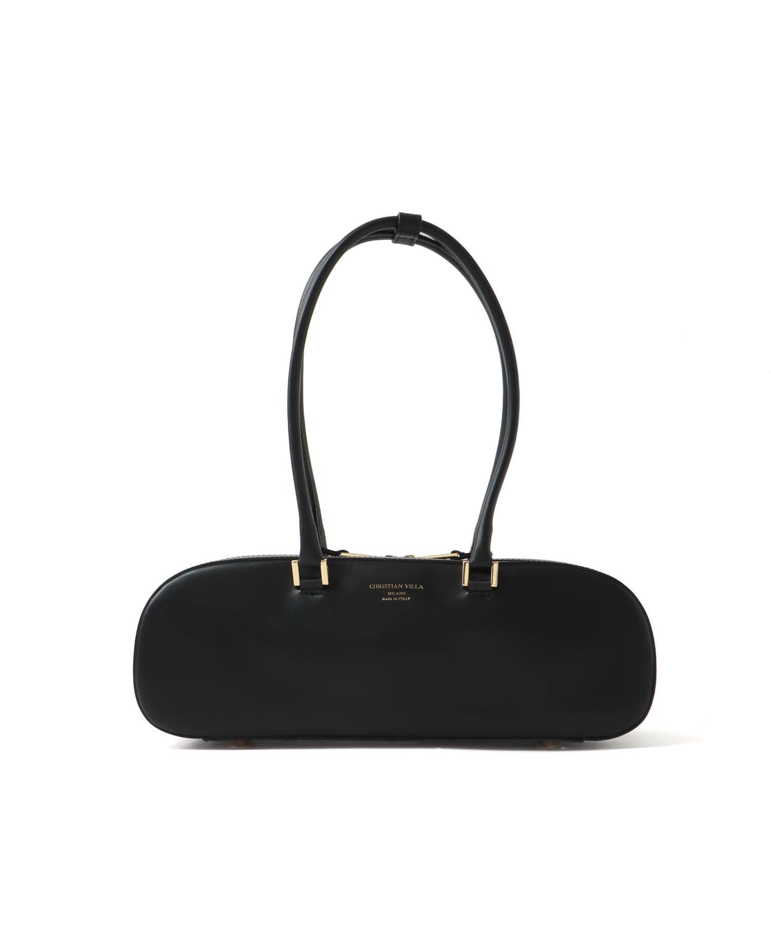 ＜CHRISTIAN VILLA＞wide square shoulder bag