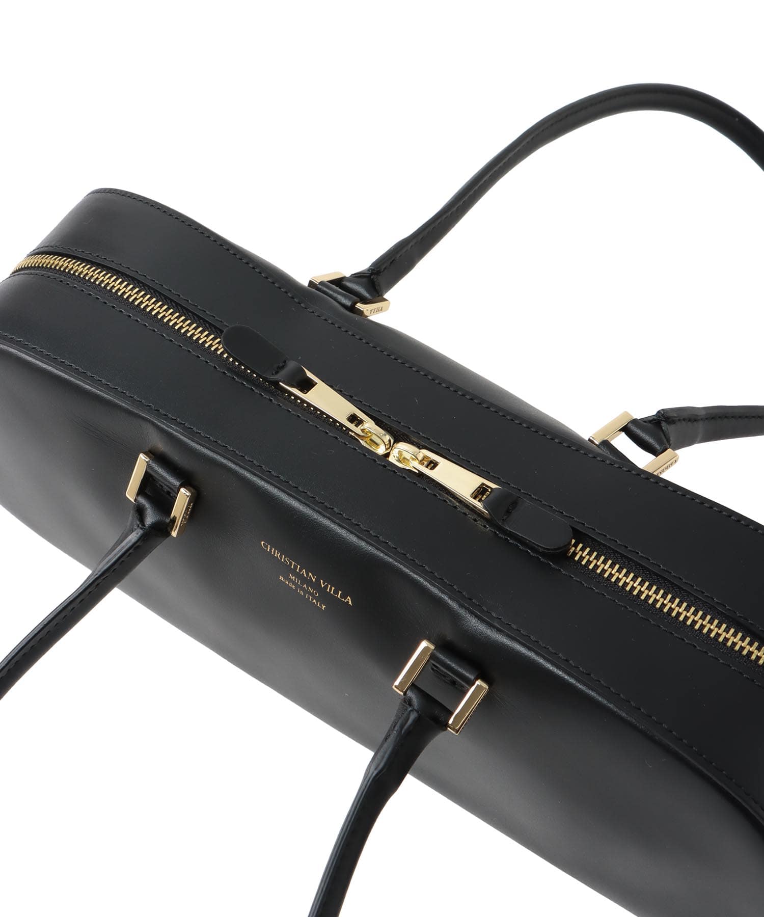 ＜CHRISTIAN VILLA＞wide square shoulder bag
