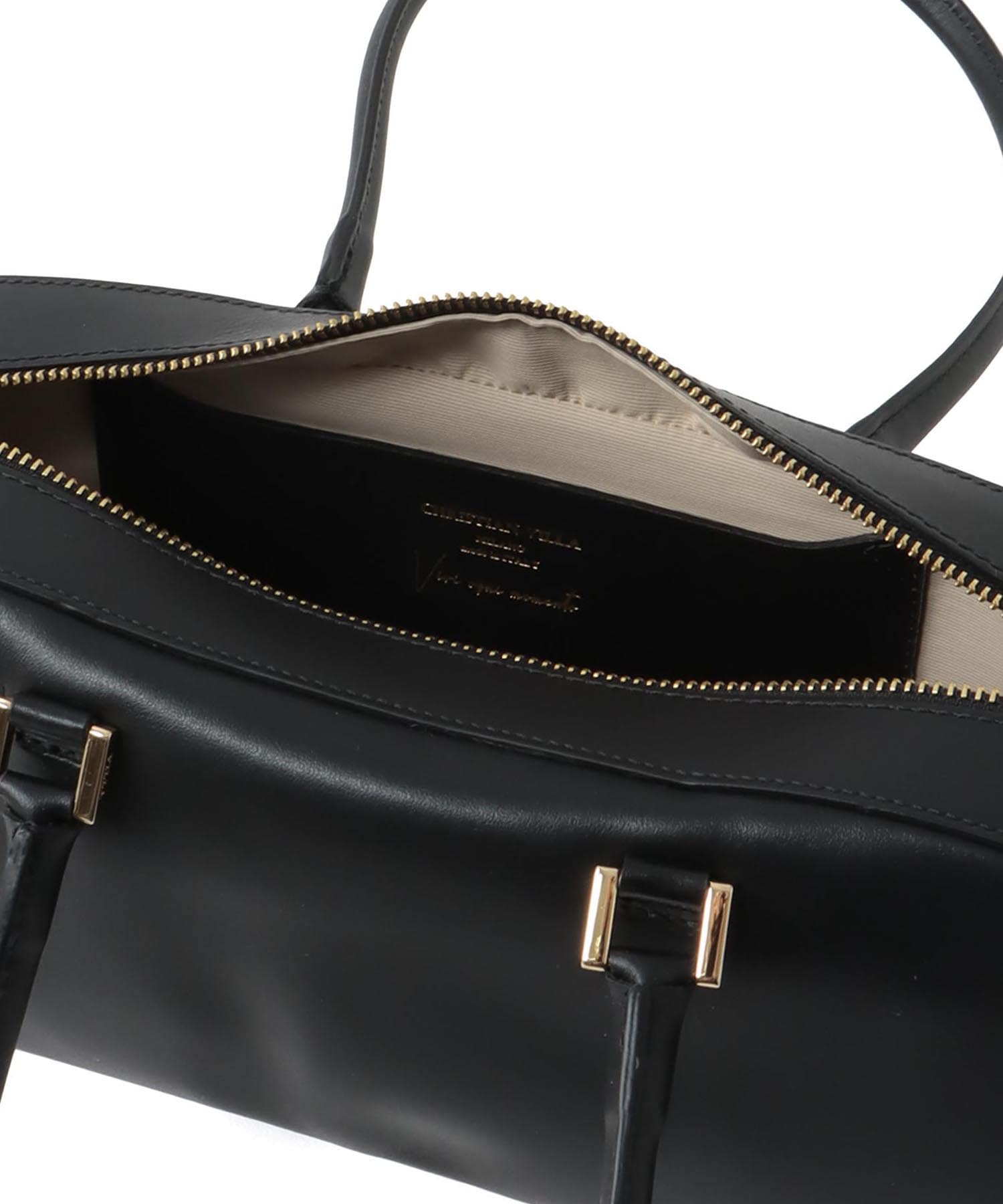 ＜CHRISTIAN VILLA＞wide square shoulder bag
