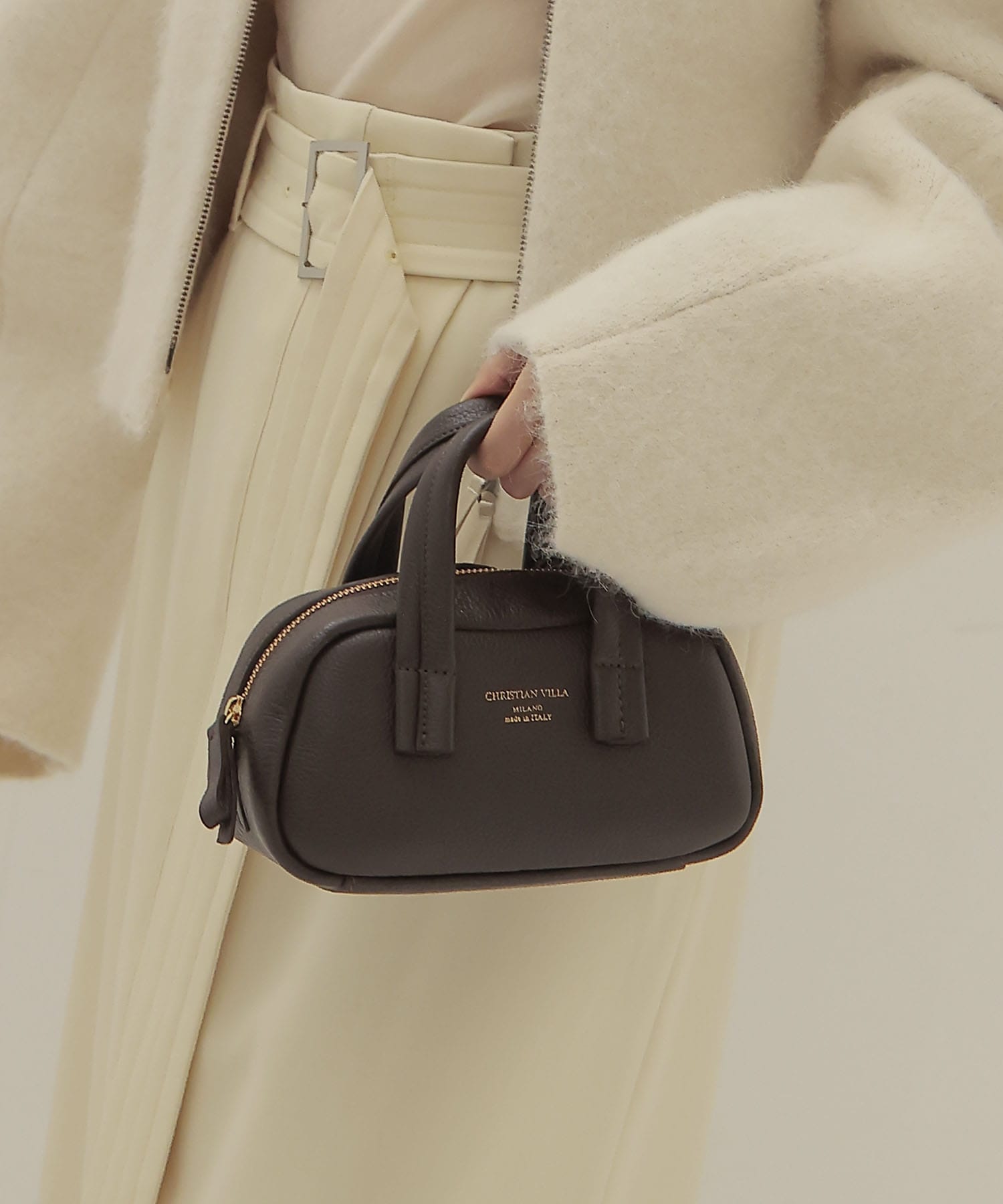 ＜CHRISTIAN VILLA＞mini boston bag