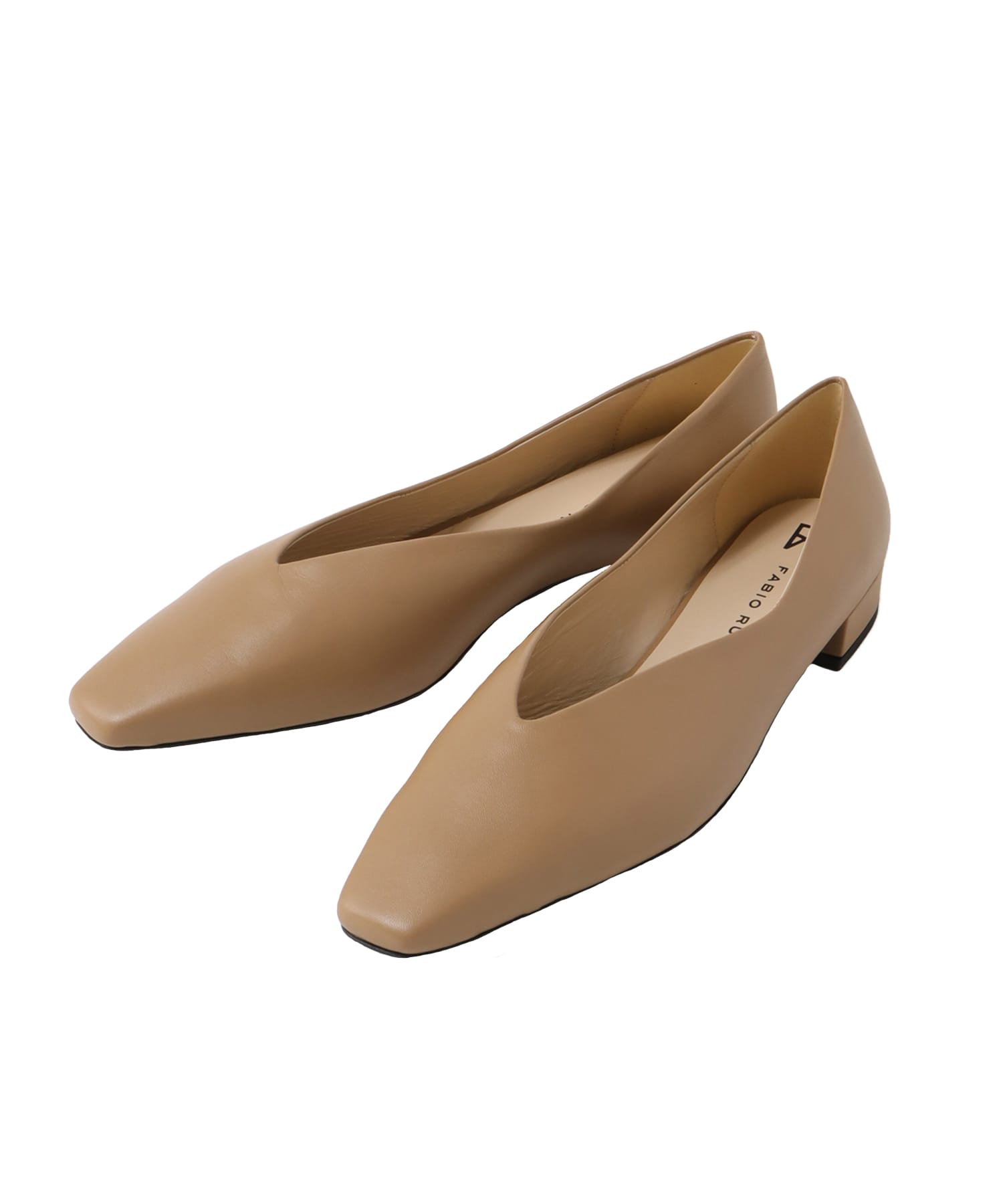 ＜FABIO RUSCONI＞S.rossi beak toe pumps