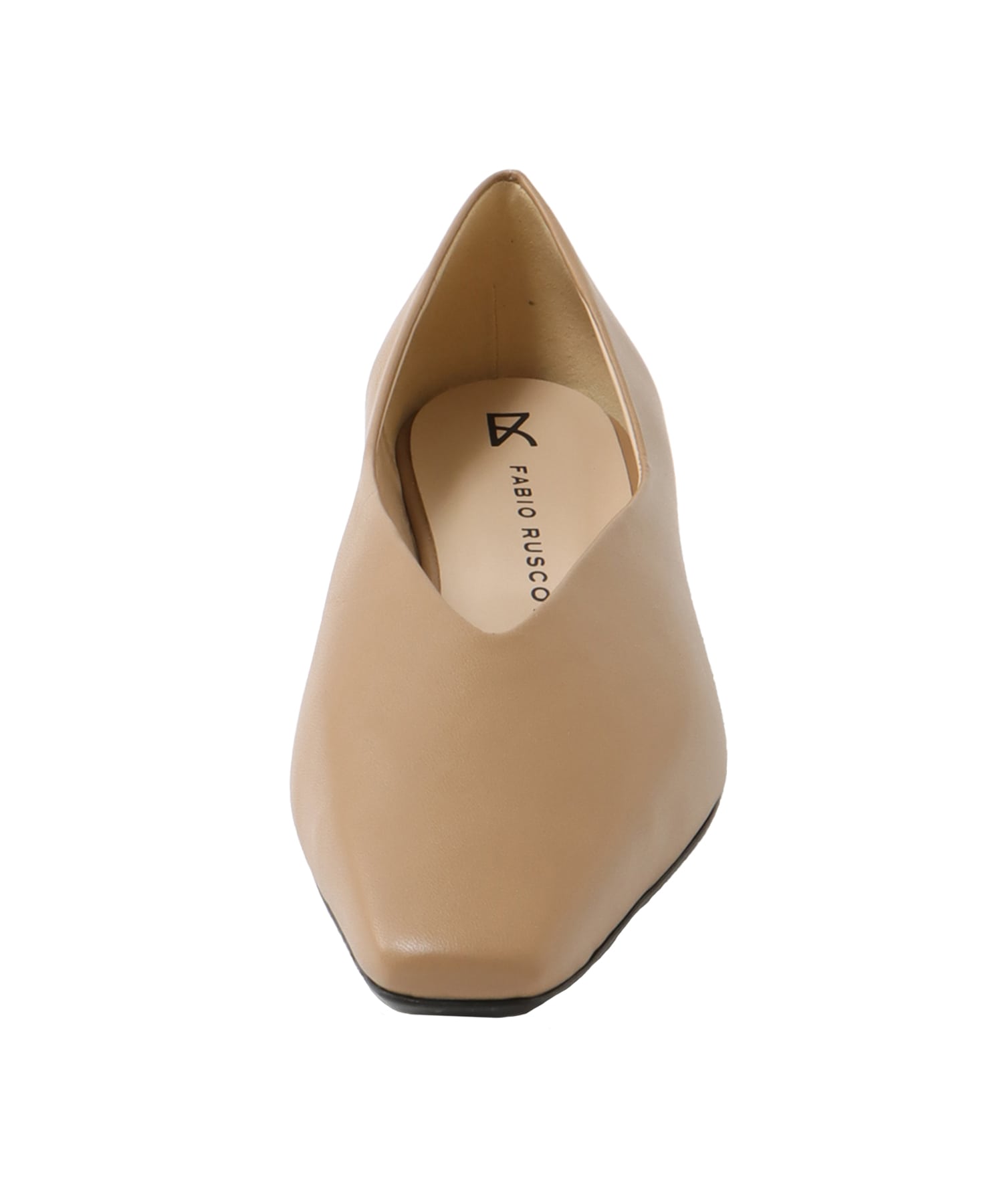 ＜FABIO RUSCONI＞S.rossi beak toe pumps