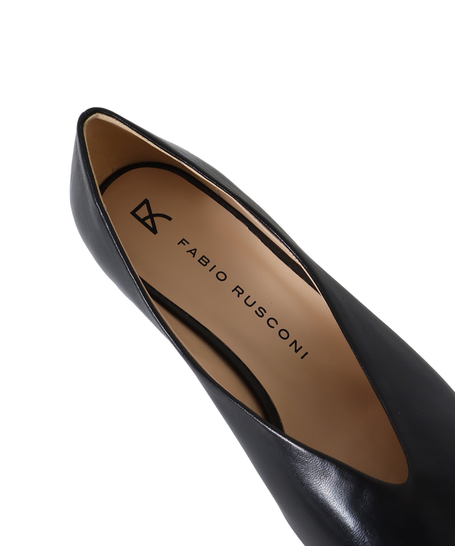 ＜FABIO RUSCONI＞S.rossi beak toe pumps