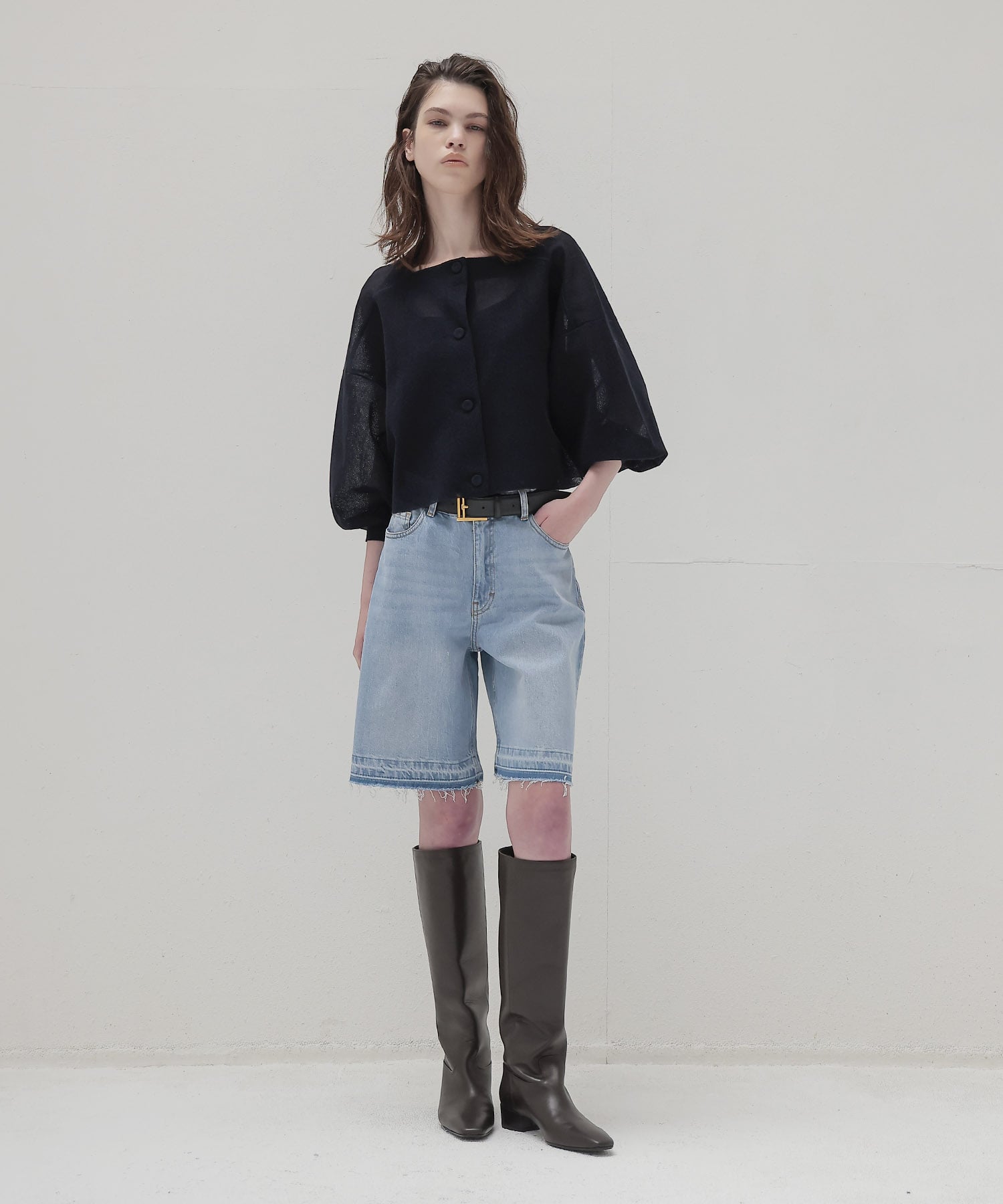 ＜FABIO RUSCONI＞S.rossi long boots