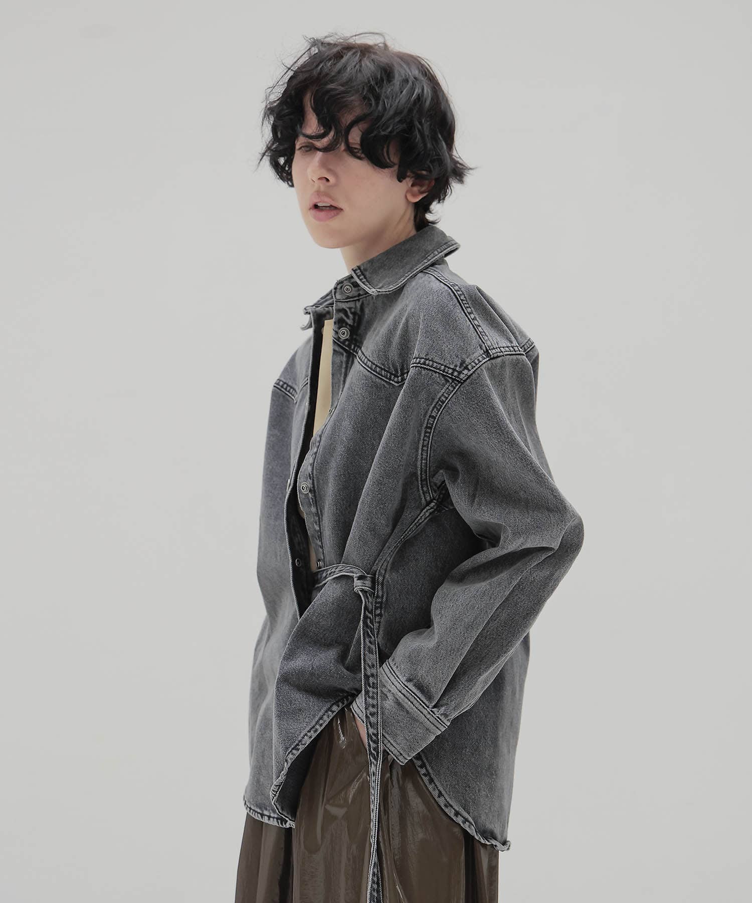 ＜HAIKURE＞BELTY / J FLANEL GREY