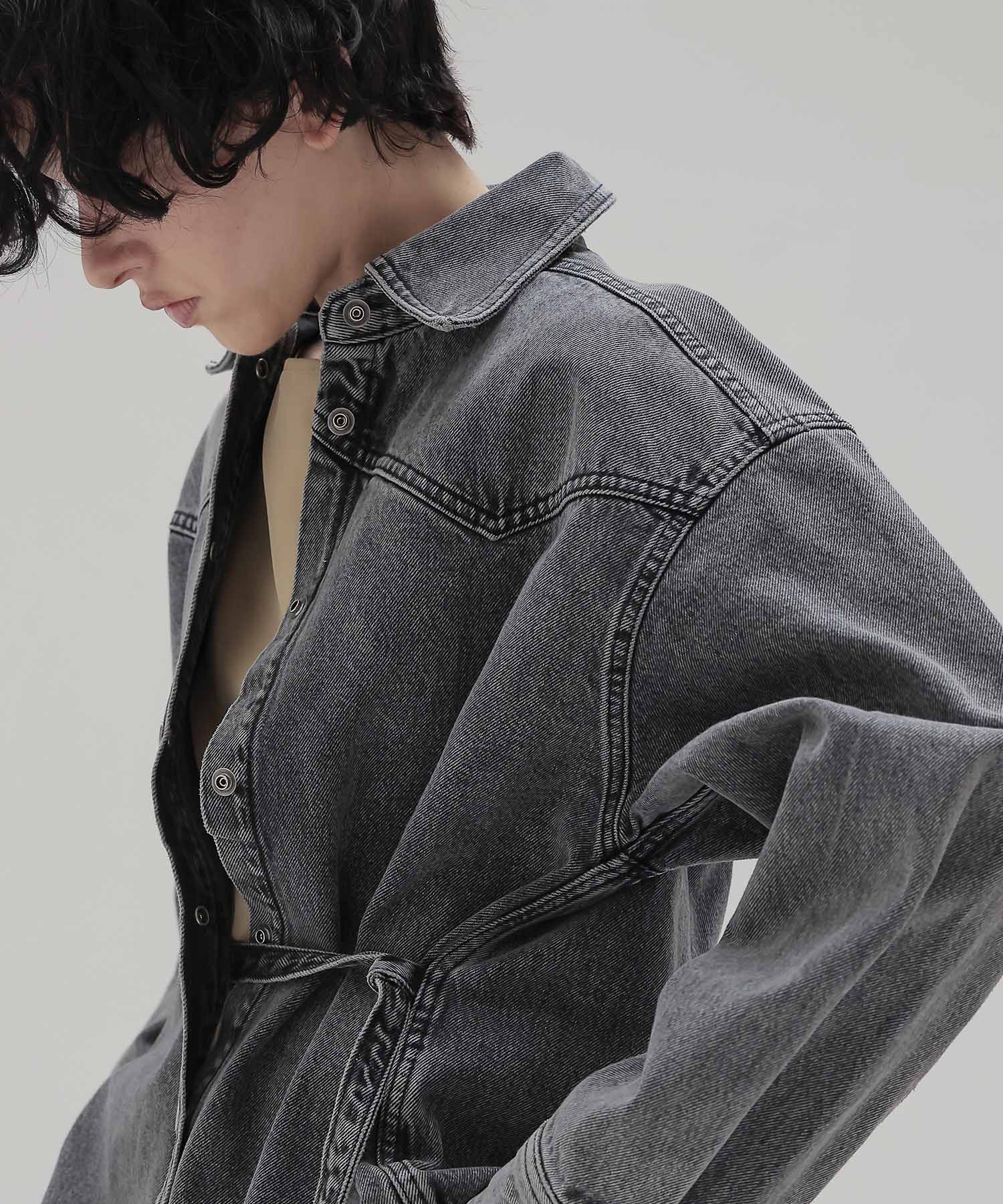＜HAIKURE＞BELTY / J FLANEL GREY