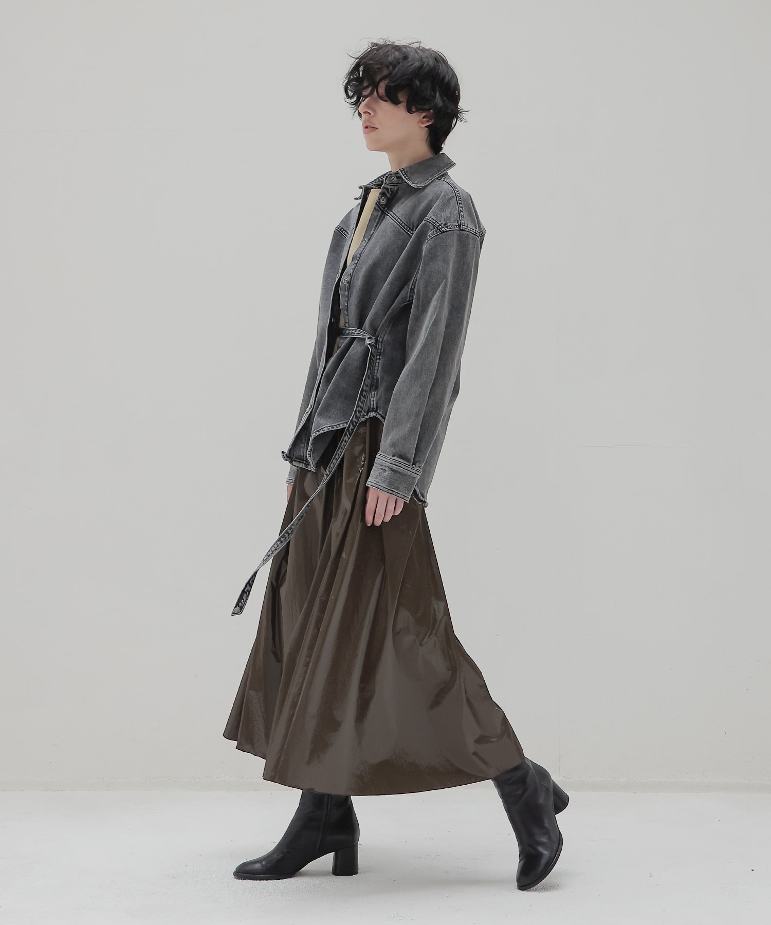 ＜HAIKURE＞BELTY / J FLANEL GREY