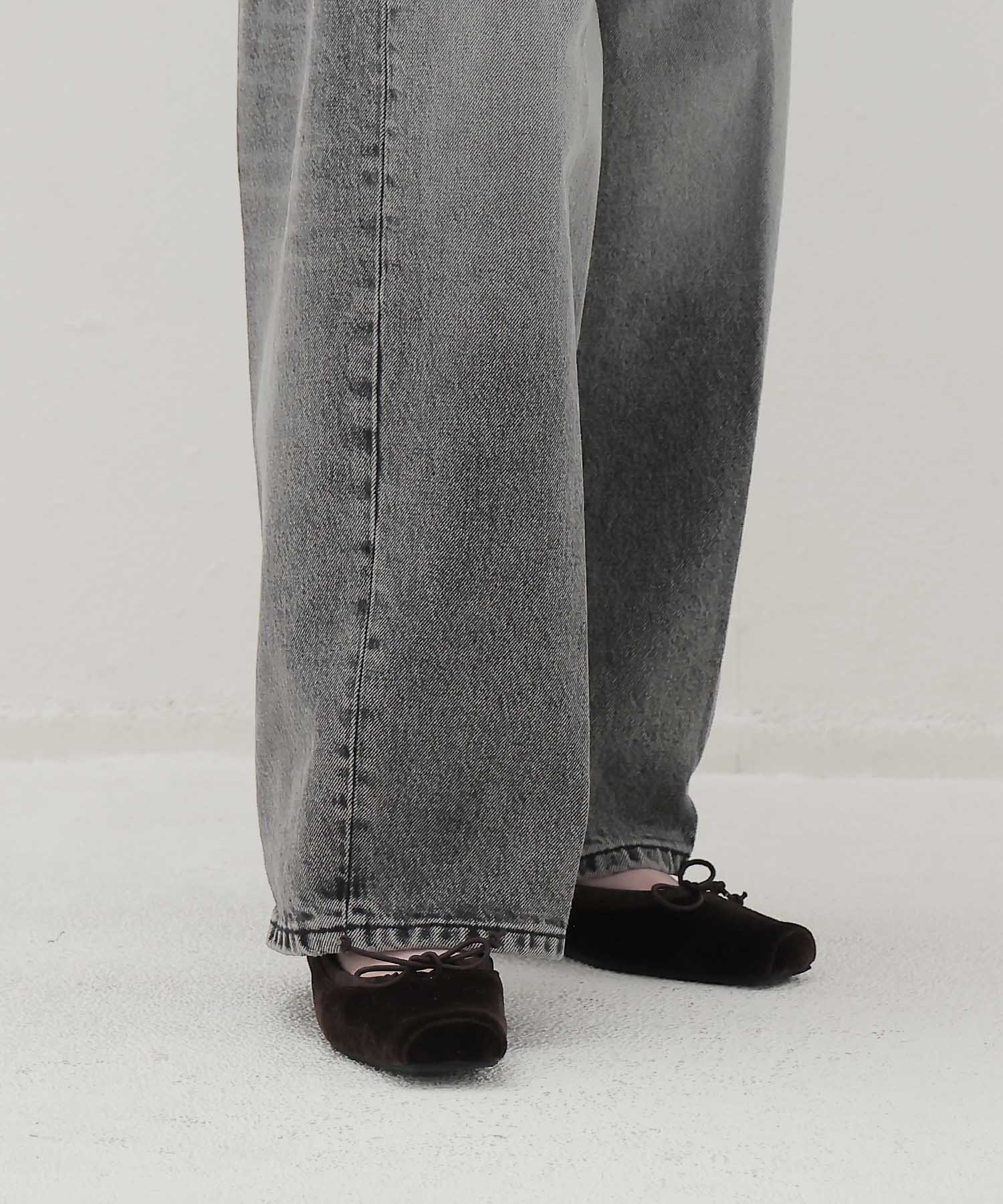 ＜HAIKURE＞BETHANY FLANEL GREY ASIAN FIT
