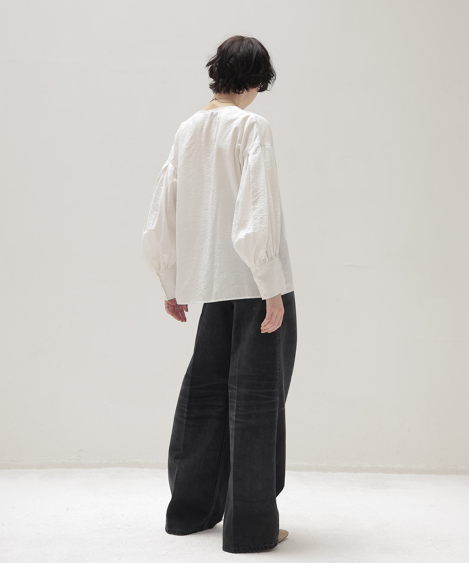 ＜HAIKURE＞CANDY BLACK TENCEL  ASIAN FIT