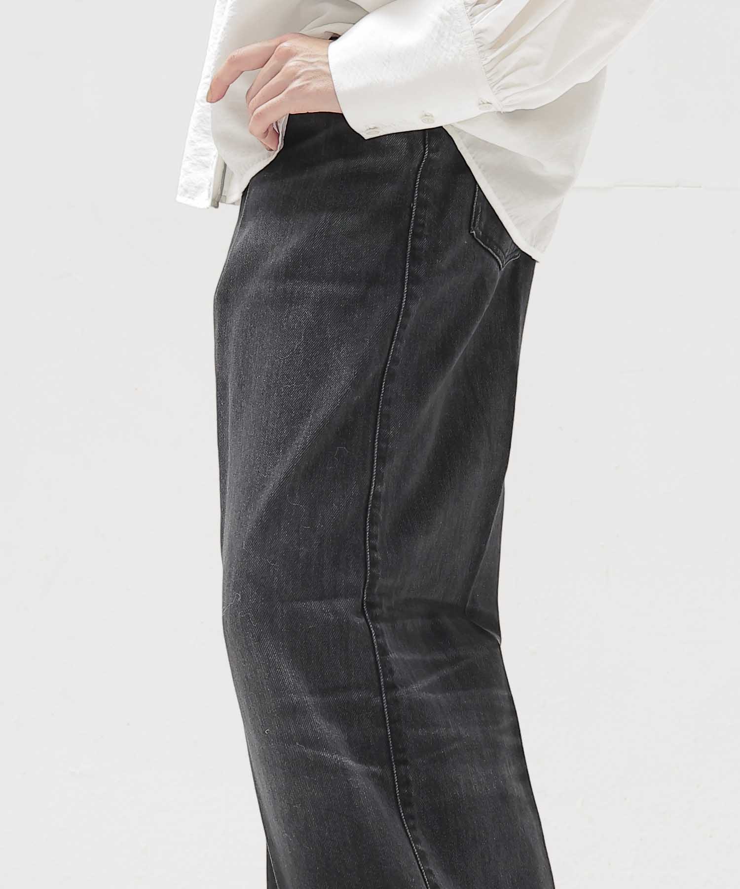 ＜HAIKURE＞CANDY BLACK TENCEL  ASIAN FIT