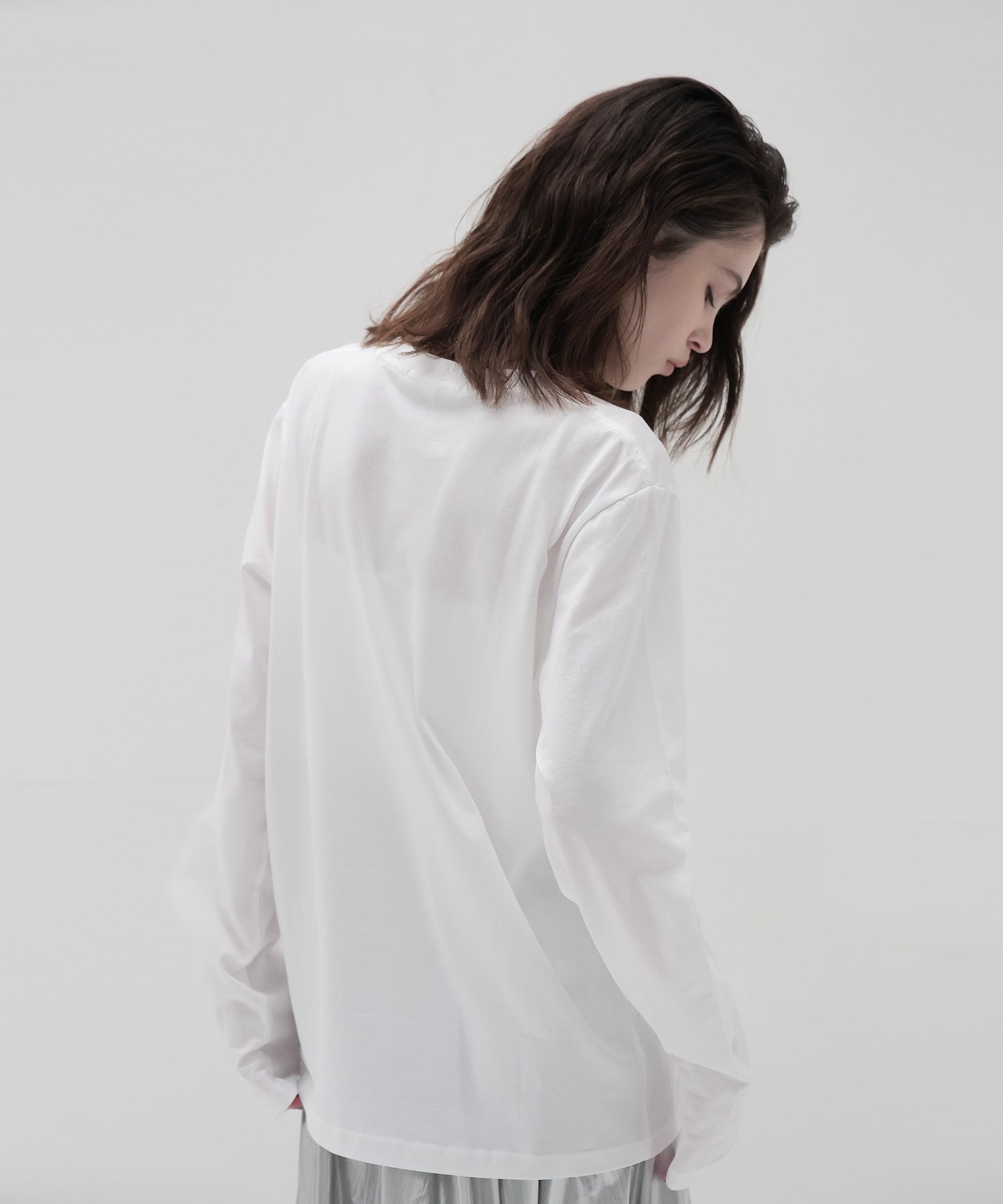 ＜BLACK SCORE × DRESSLAVE＞20th round cat long tee