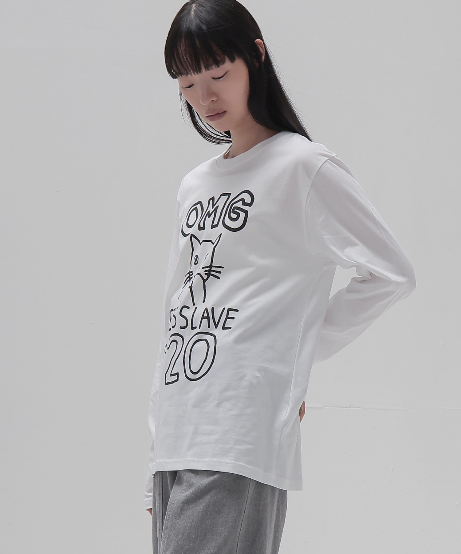 ＜BLACK SCORE × DRESSLAVE＞20th OMG long tee