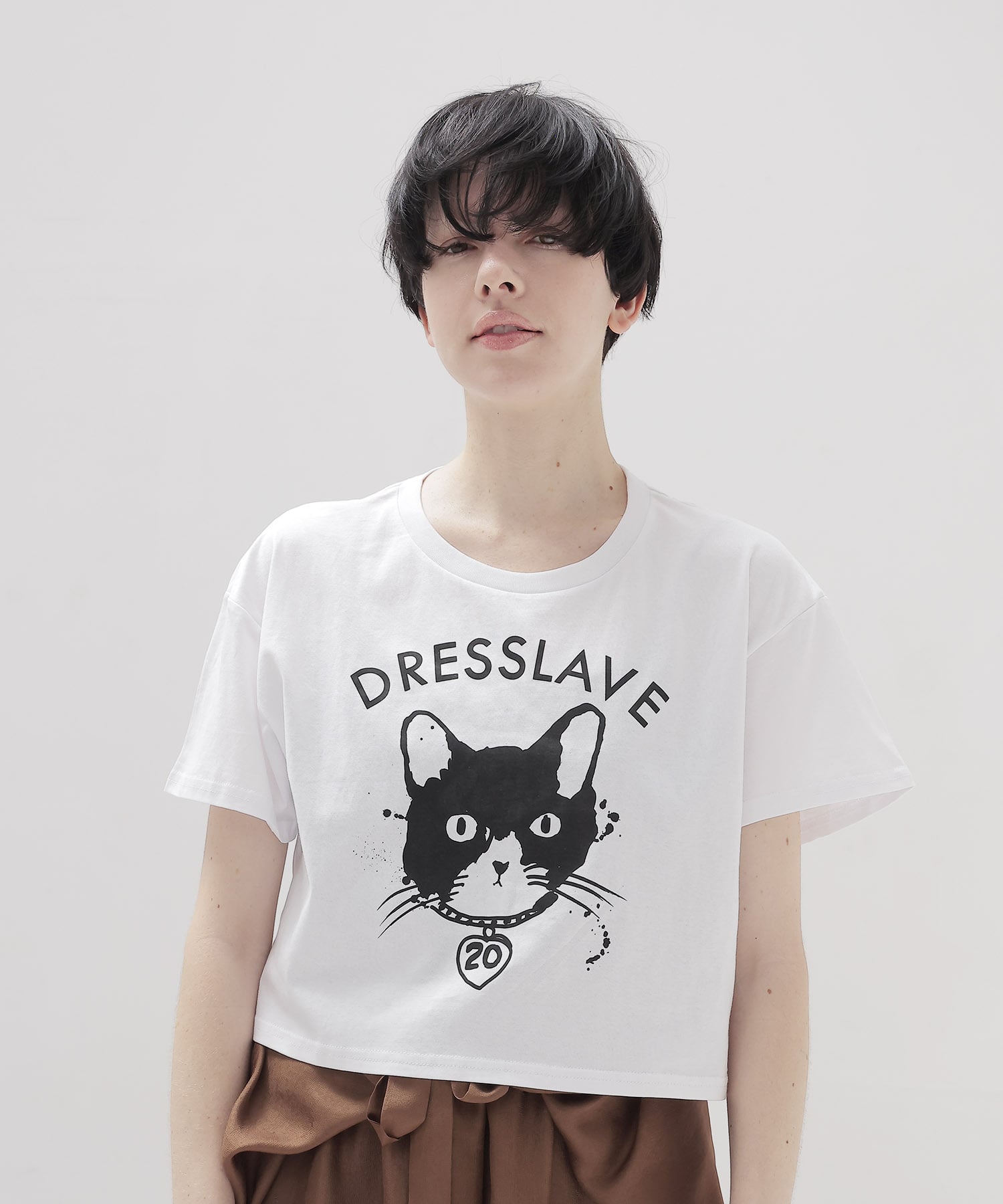 ＜BLACK SCORE × DRESSLAVE＞20th bell cat tee