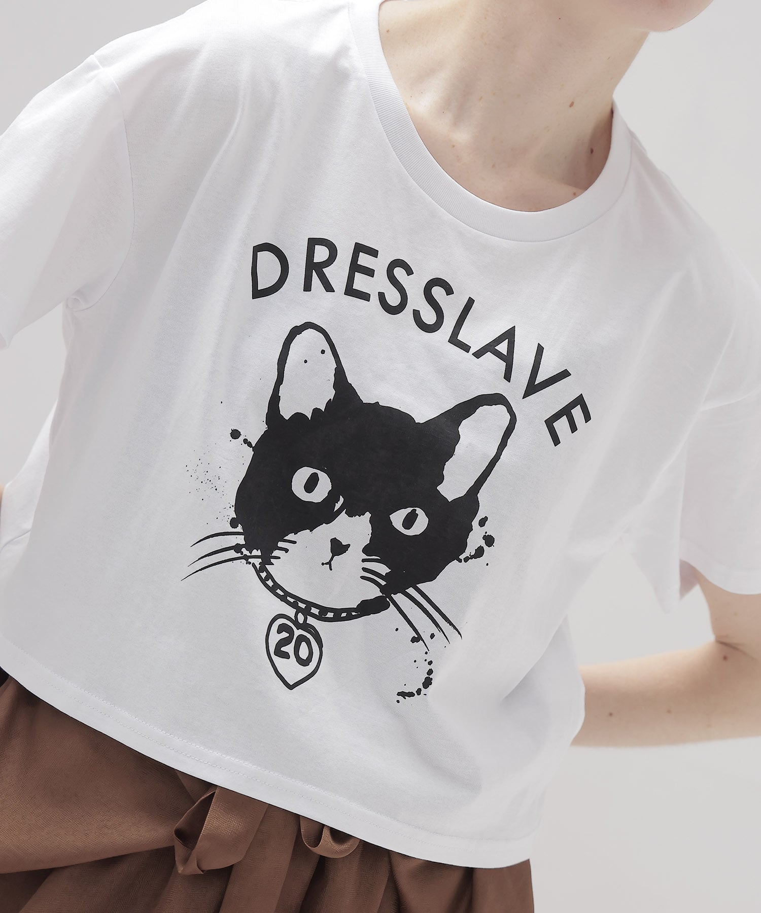 ＜BLACK SCORE × DRESSLAVE＞20th bell cat tee