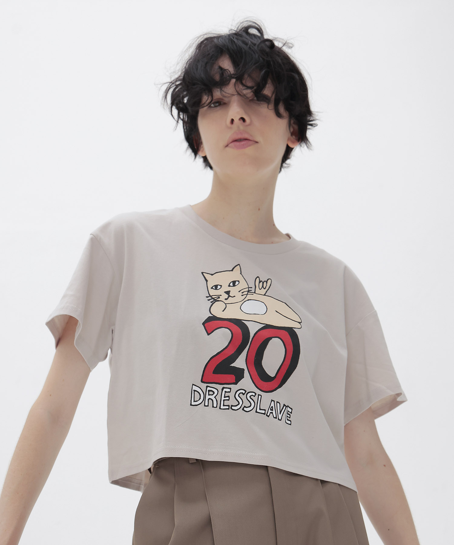 ＜BLACK SCORE × DRESSLAVE＞20th act cocky tee