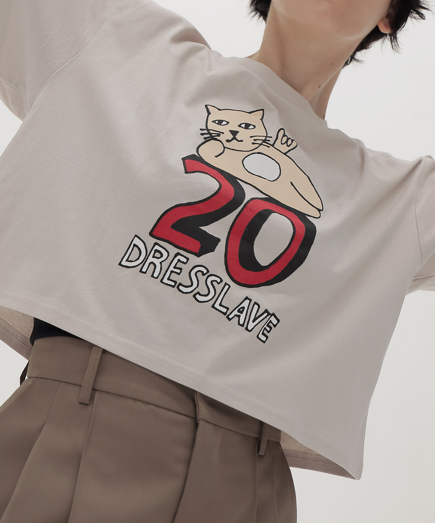 ＜BLACK SCORE × DRESSLAVE＞20th act cocky tee