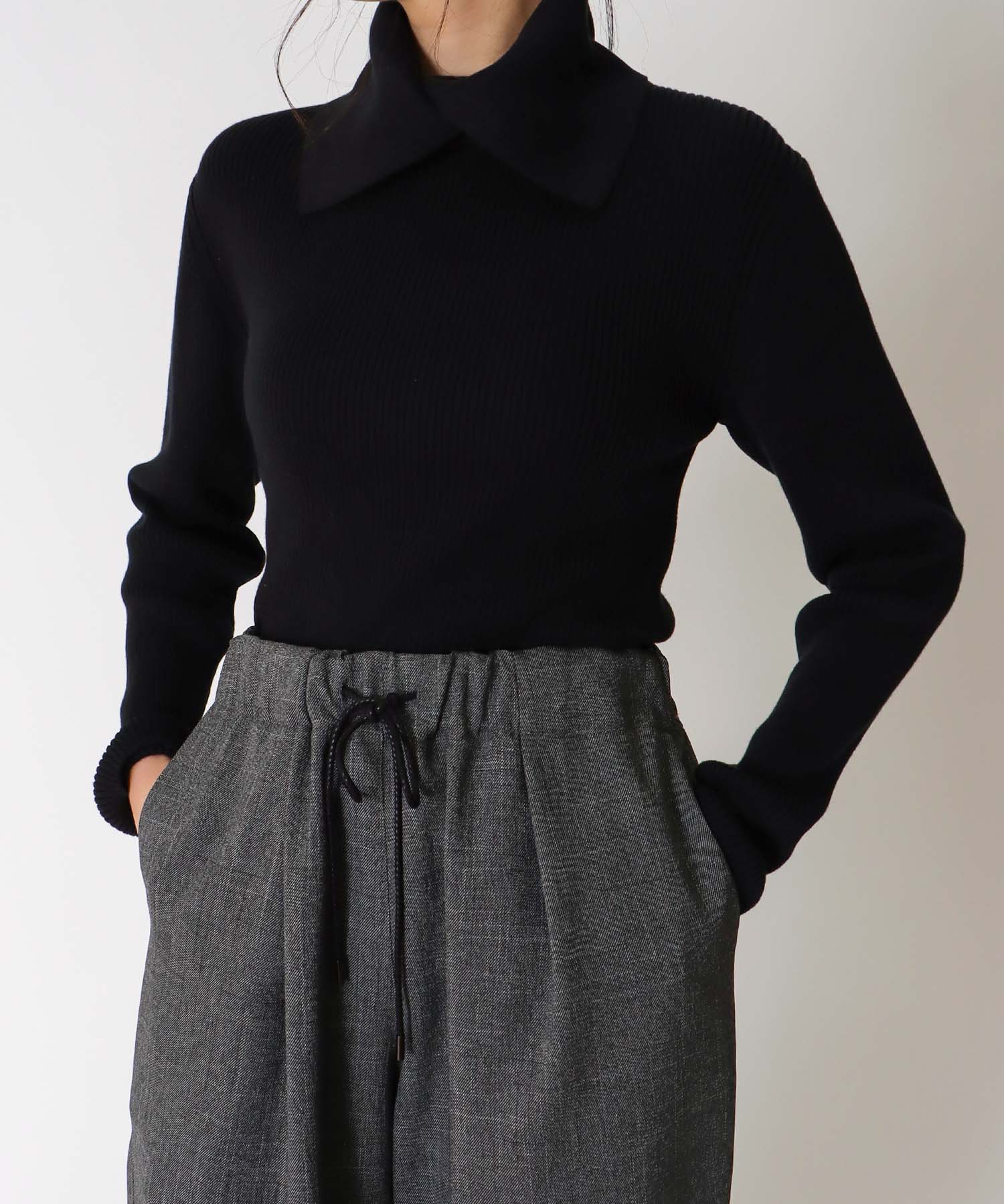 ＜uca＞collared lib turtle pullover