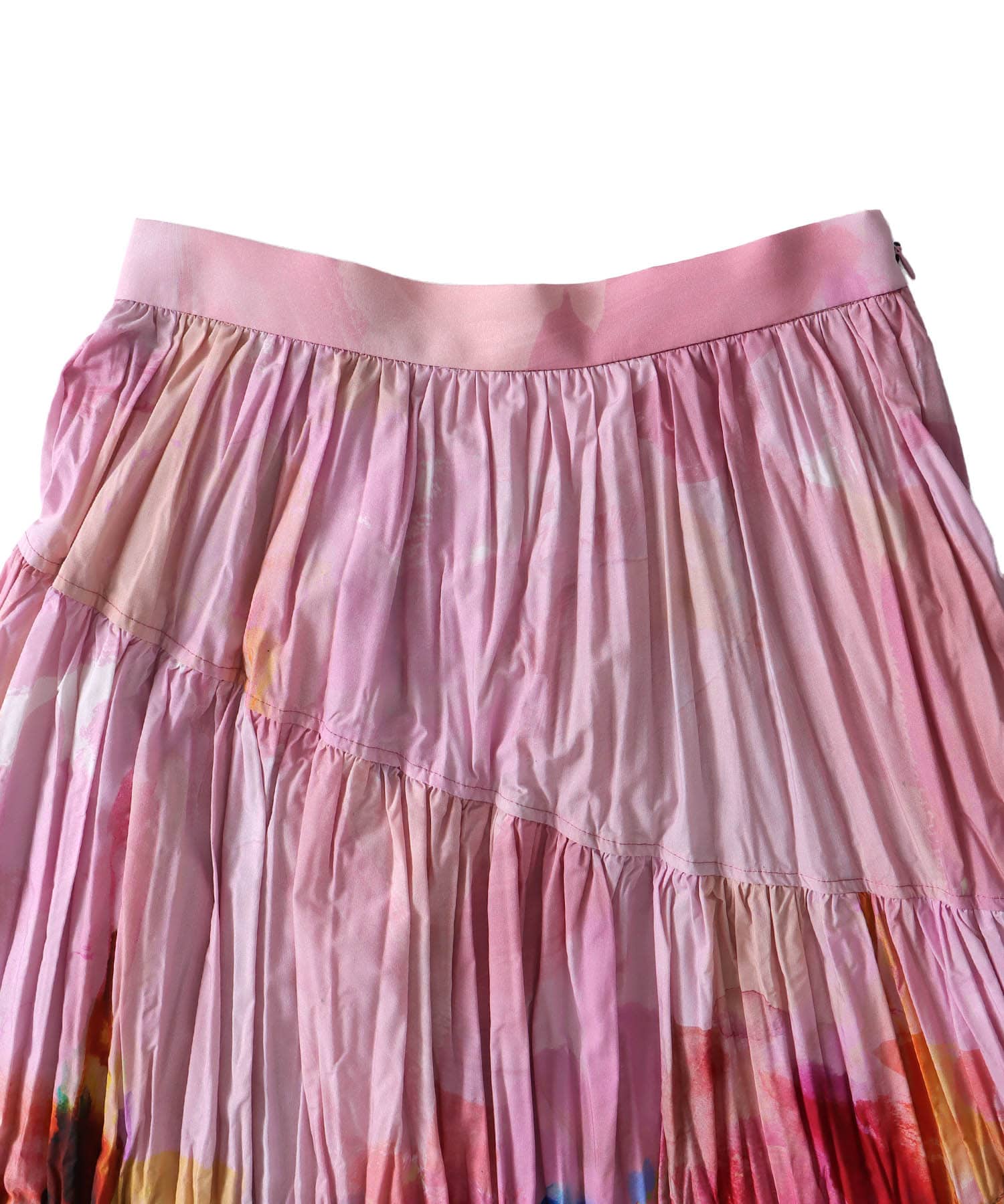 ＜STUMBLY＞Crushed Art Print Skirt