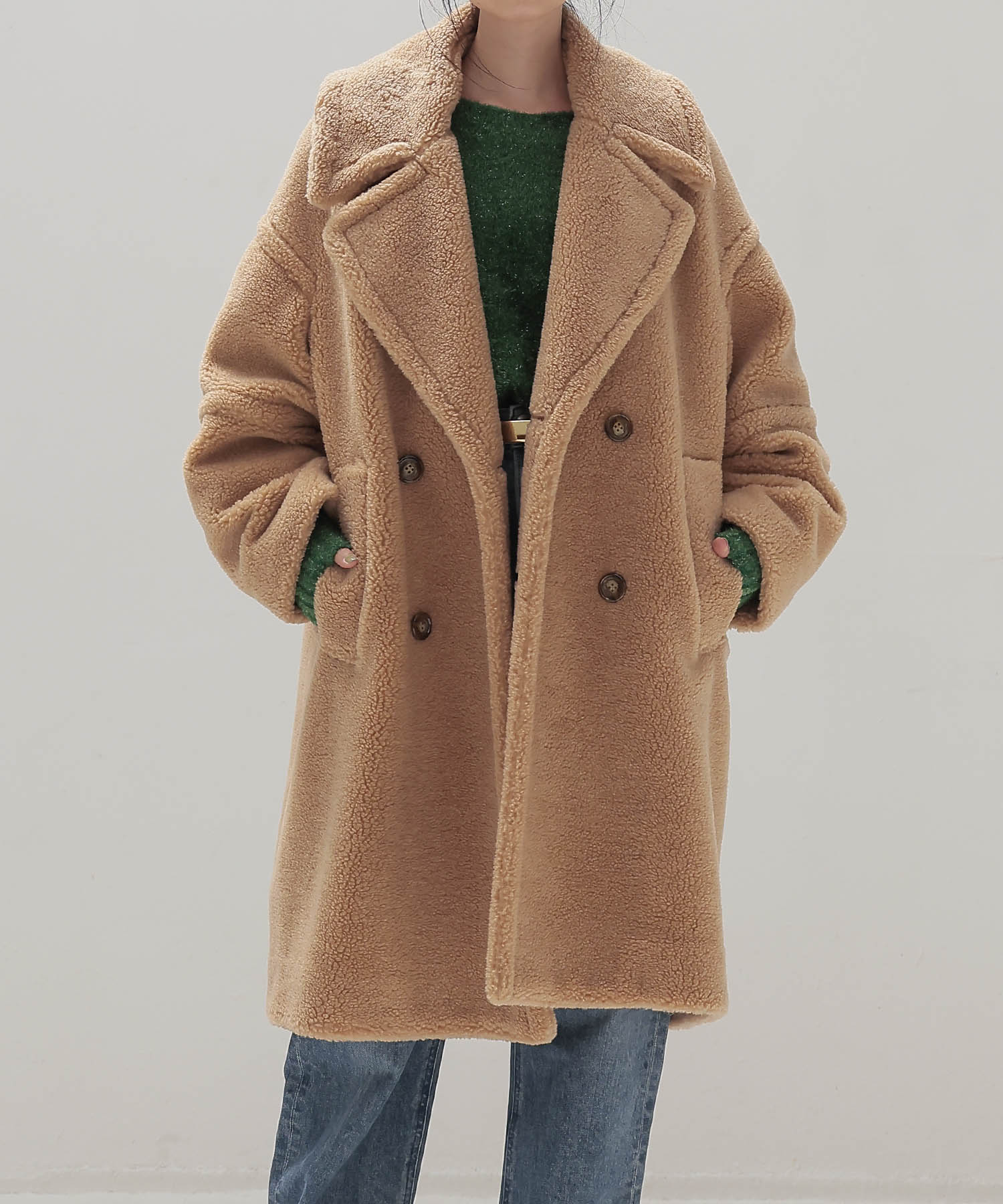 ＜STUMBLY＞New Silhouette Pea Coat