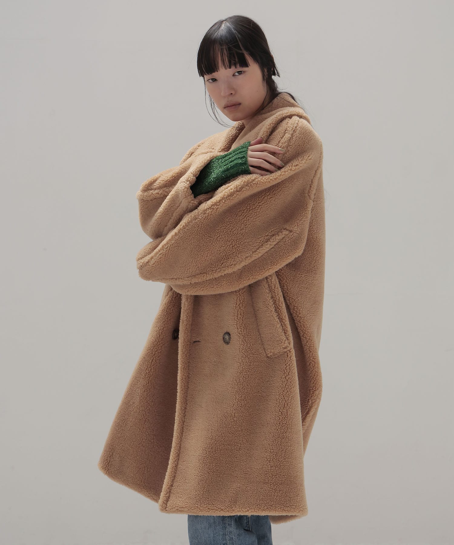 ＜STUMBLY＞New Silhouette Pea Coat