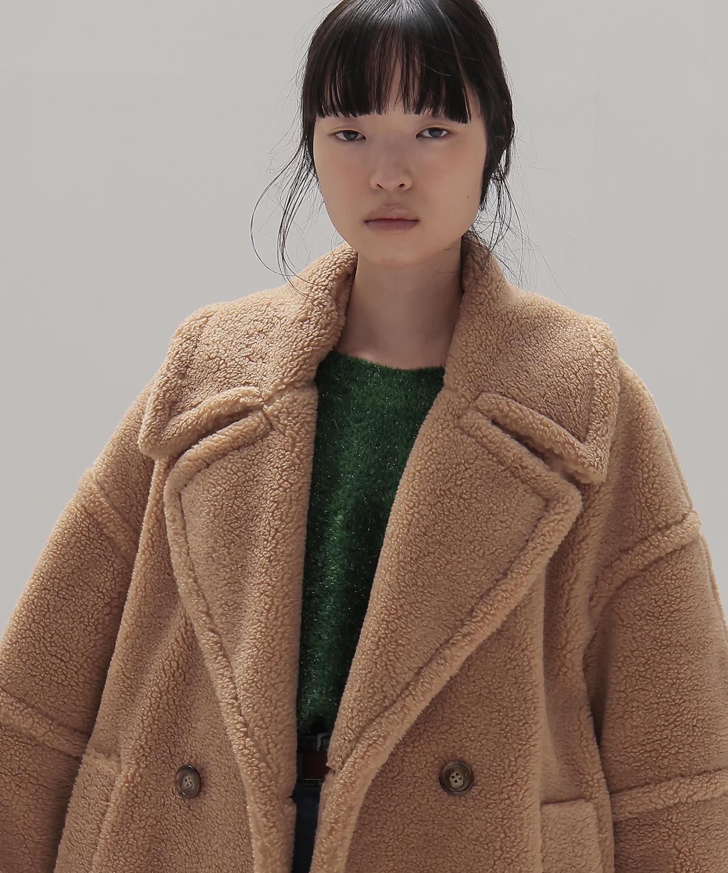 ＜STUMBLY＞New Silhouette Pea Coat