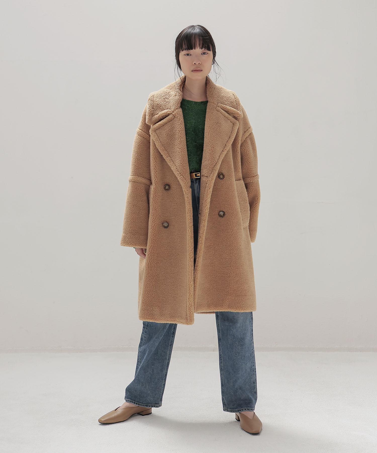 ＜STUMBLY＞New Silhouette Pea Coat