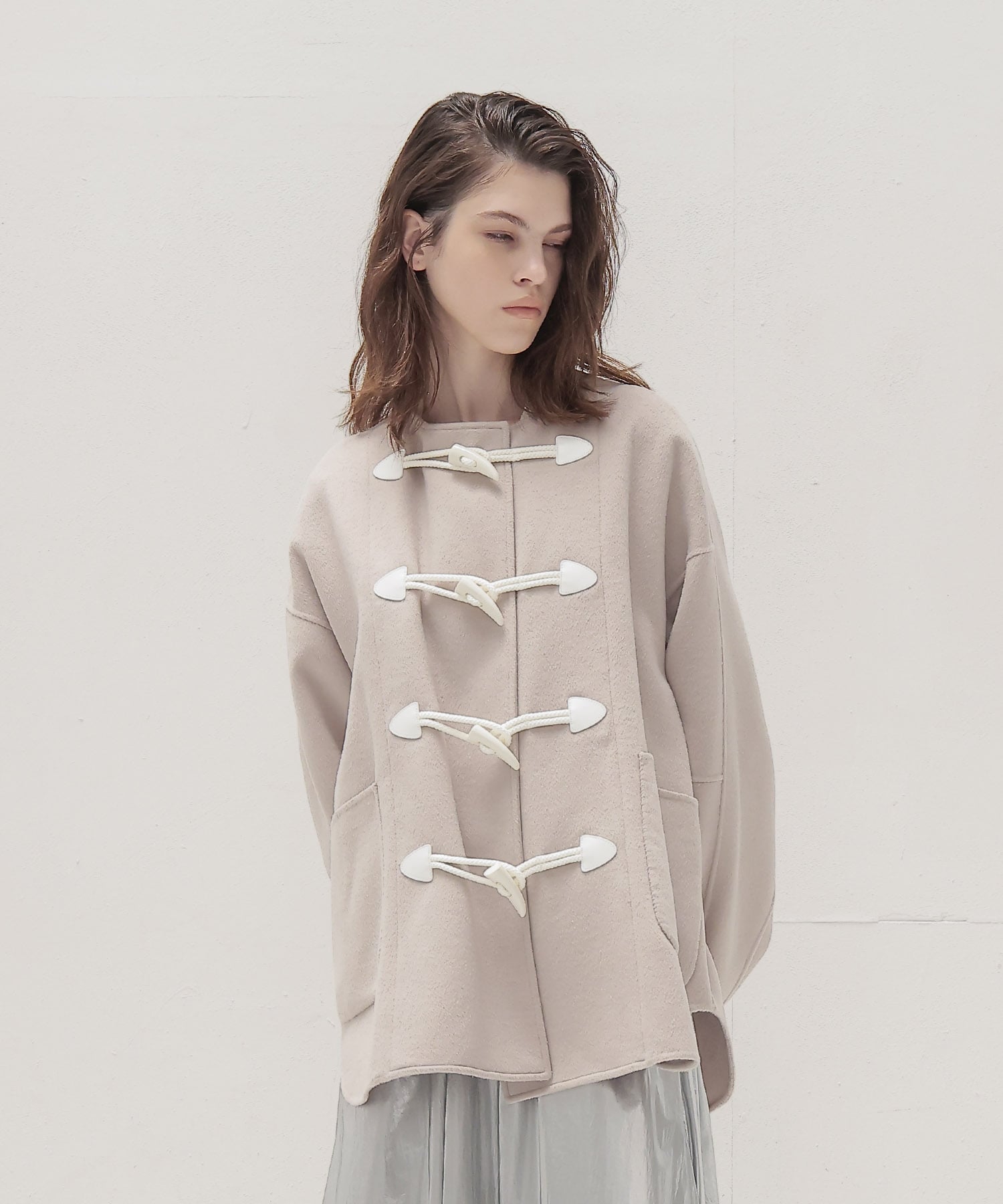 ＜STUMBLY × DRESSLAVE＞Short Duffle Jacket