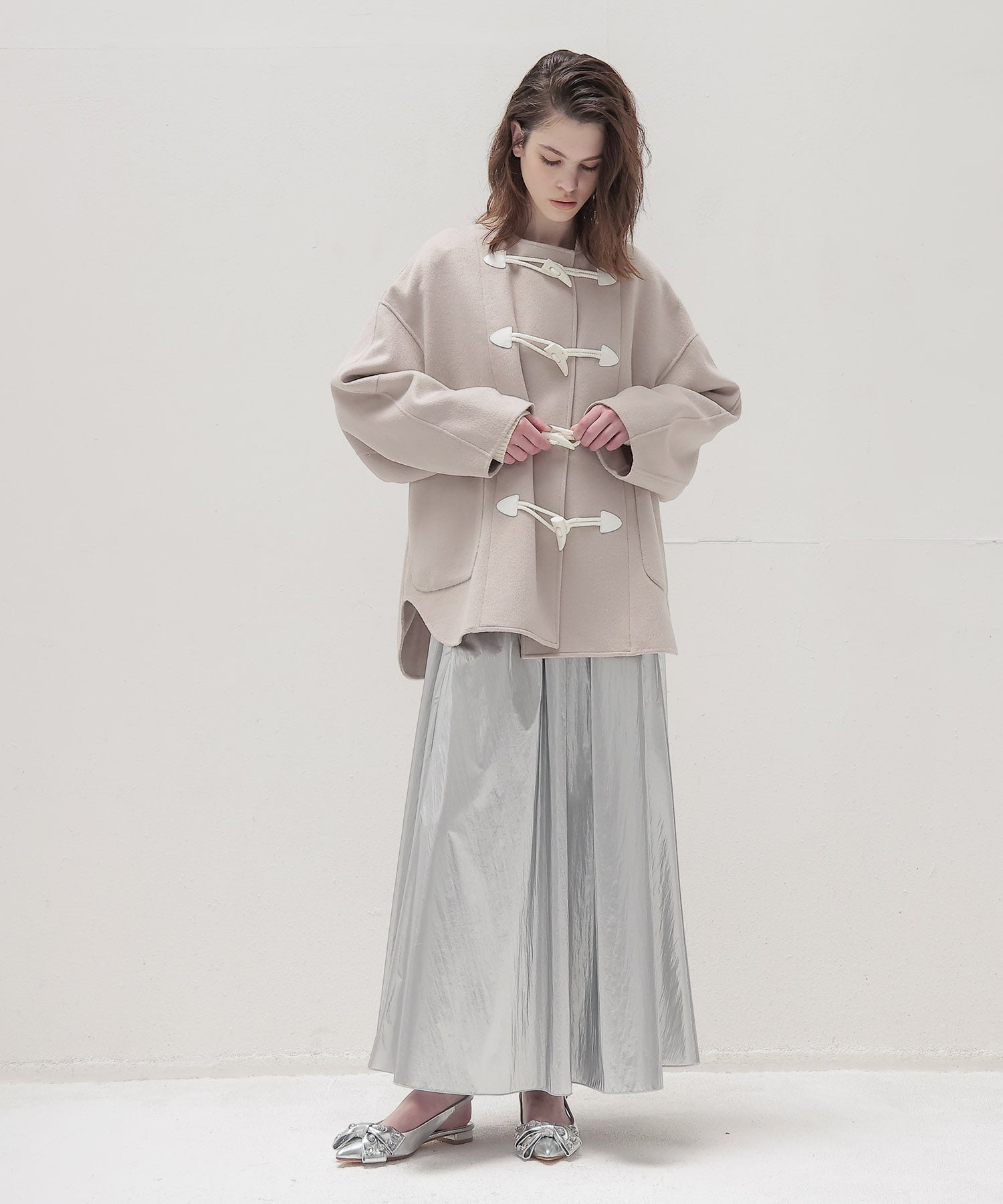 ＜STUMBLY × DRESSLAVE＞Short Duffle Jacket