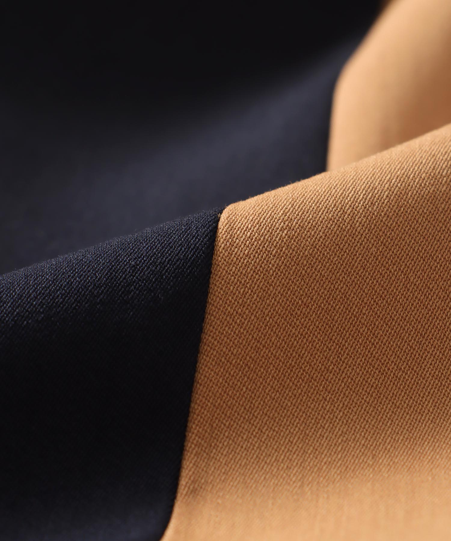 ＜STUMBLY × DRESSLAVE＞Color Blocking Officer Trench Coat